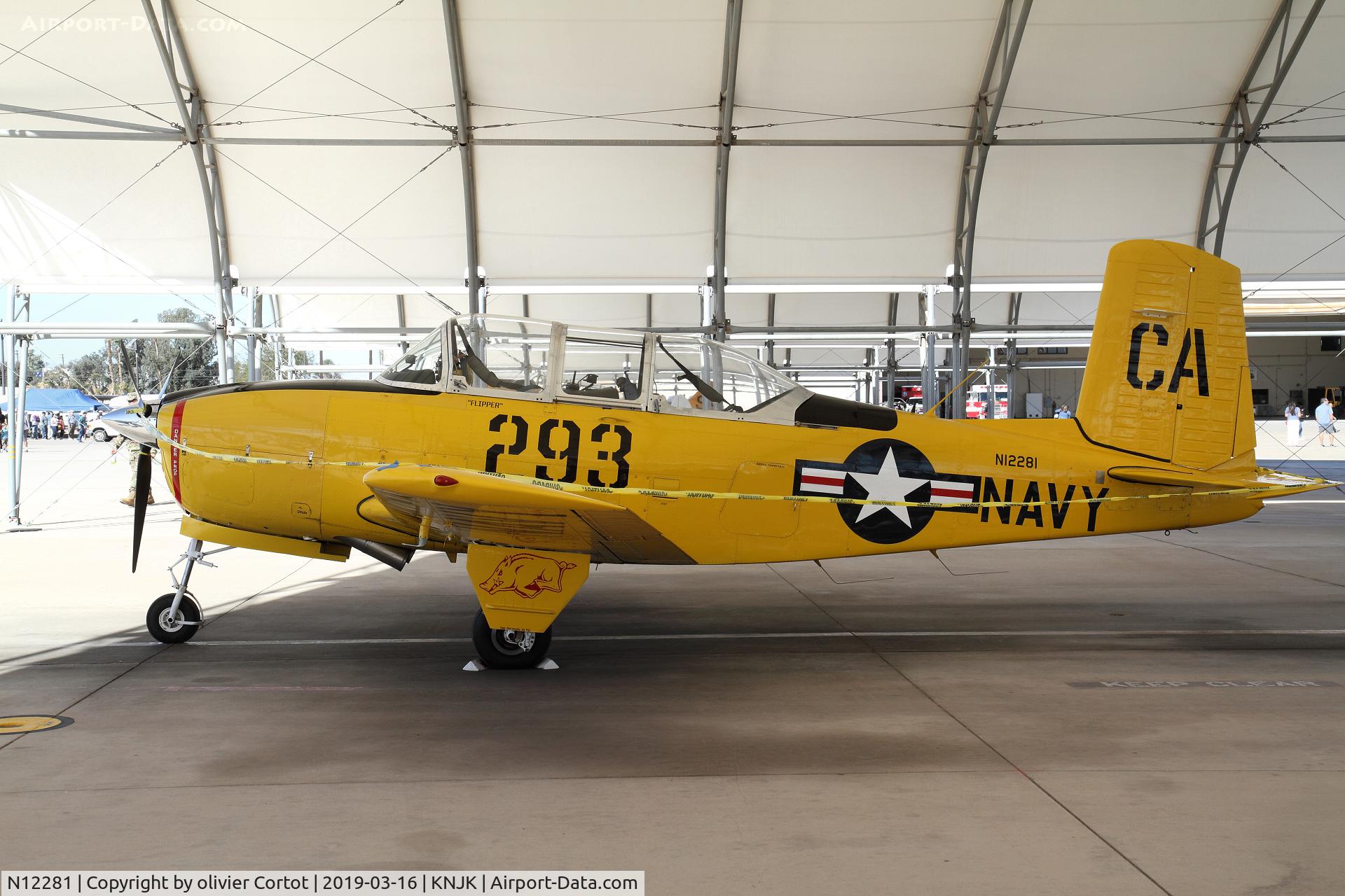 N12281, 1955 Beech T-34A (A45) Mentor Mentor C/N G-293, 2019 airshow