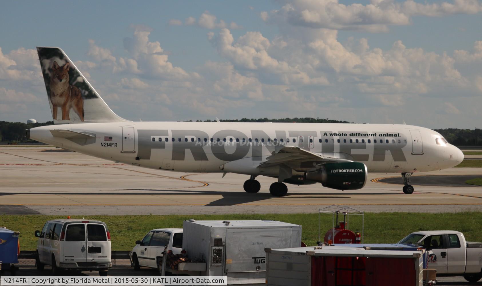 N214FR, Airbus A320-214 C/N 4727, ATL 2015