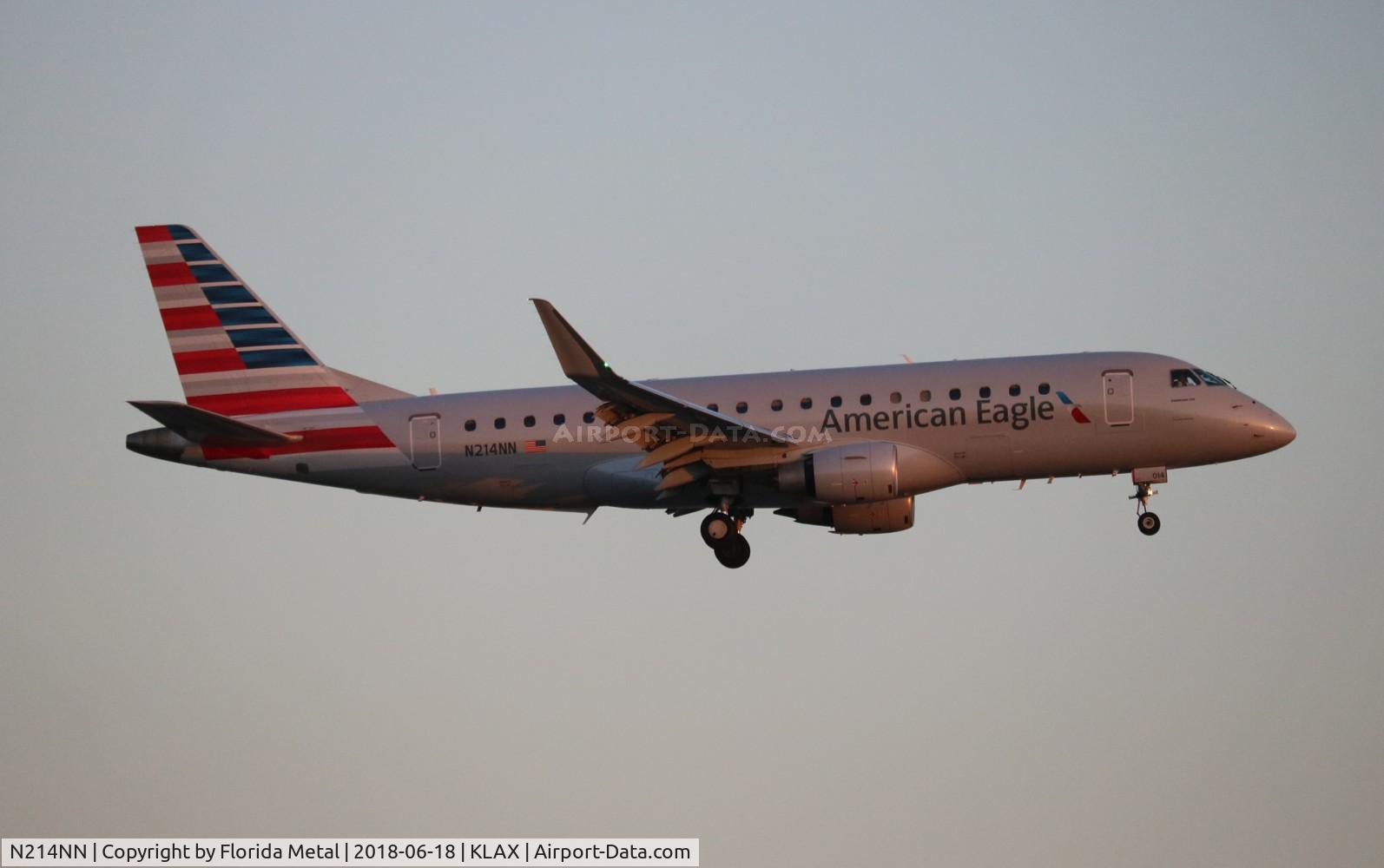 N214NN, 2015 Embraer 175LR (ERJ-170-200LR) C/N 17000508, LAX 2018