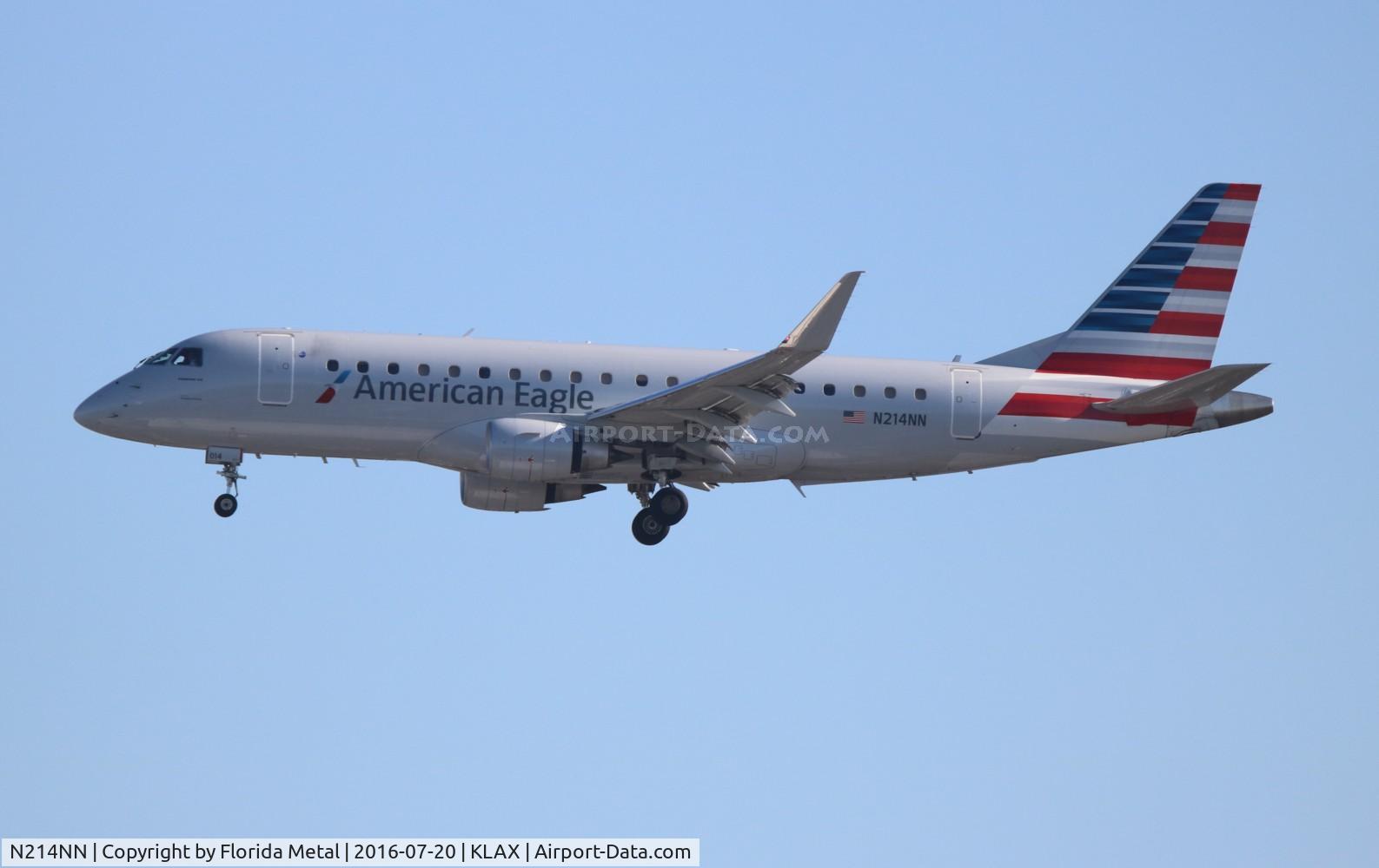 N214NN, 2015 Embraer 175LR (ERJ-170-200LR) C/N 17000508, LAX 2016