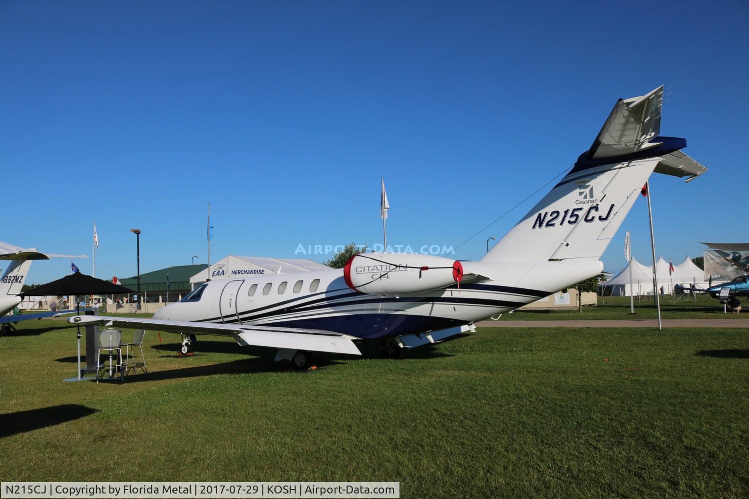 N215CJ, 2016 Cessna 525C CitationJet CJ4 C/N 525C-0215, OSH 2017