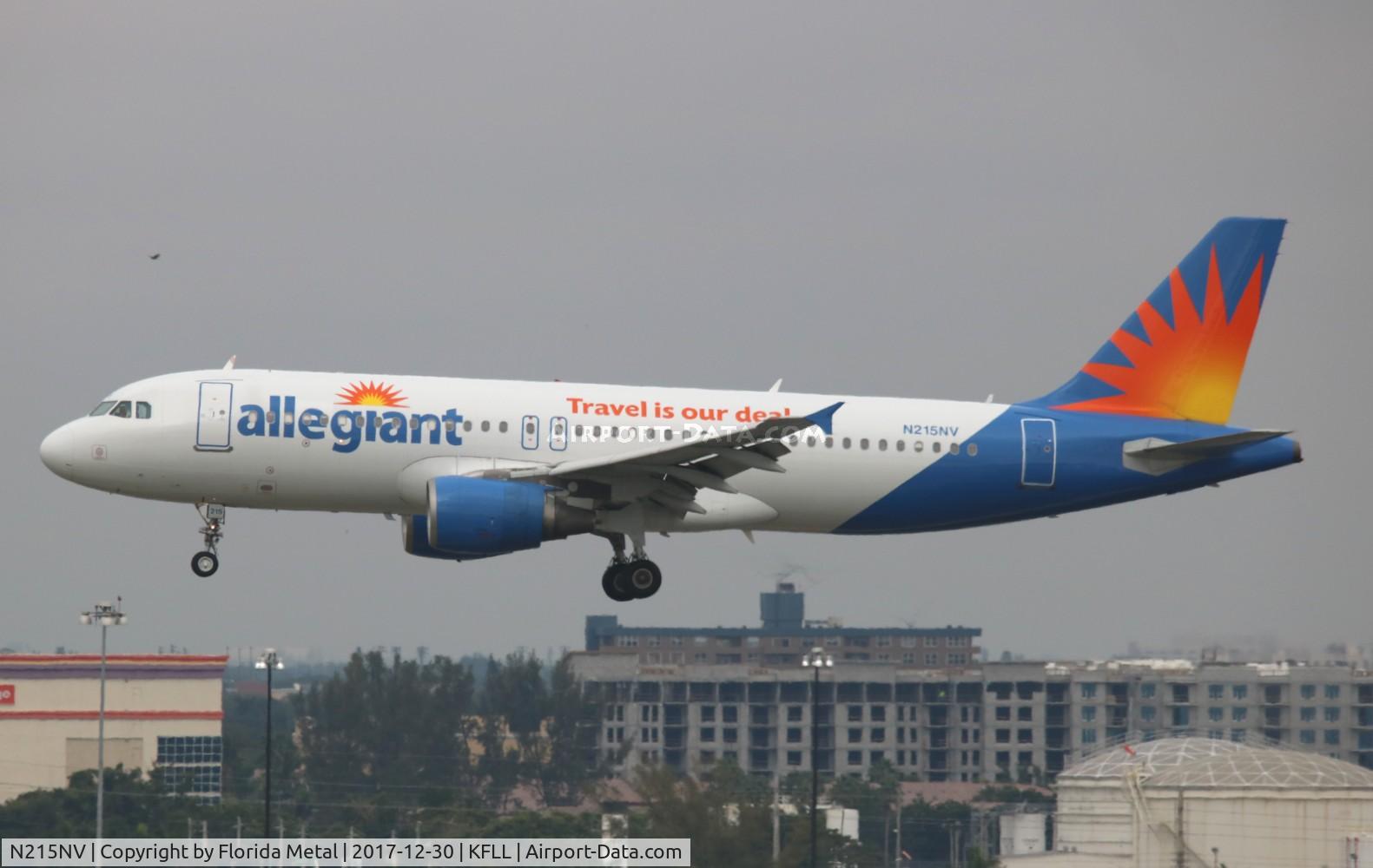 N215NV, 2000 Airbus A320-214 C/N 1292, FLL 2017