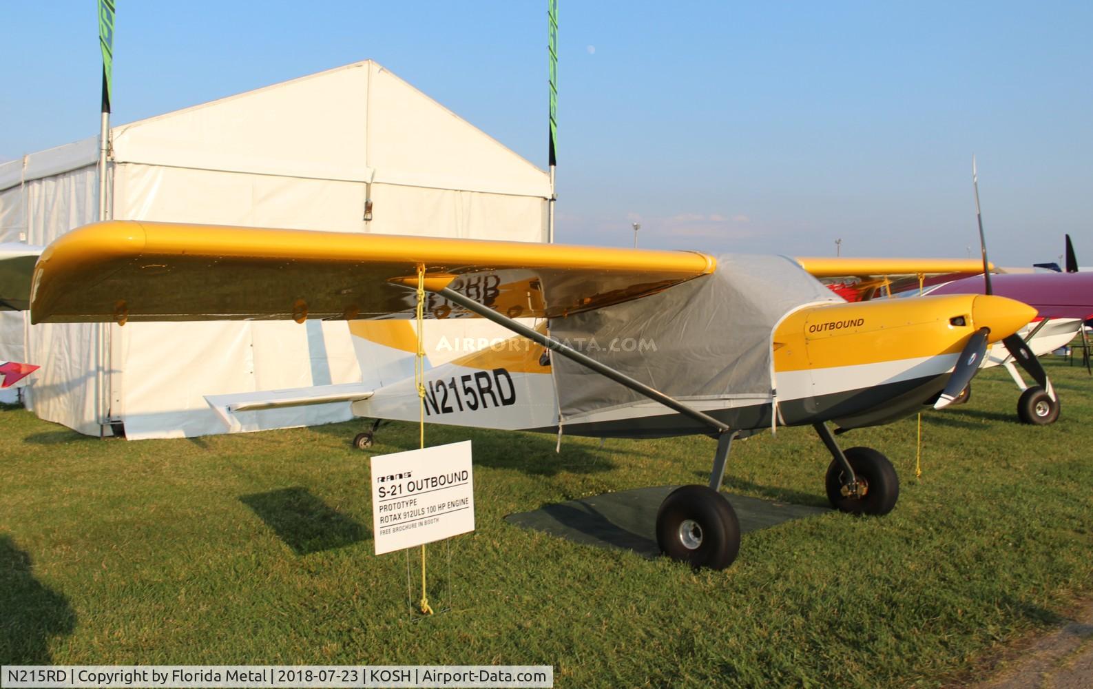 N215RD, 2018 Rans S-21LS Outbound C/N 07160001, OSH 2018