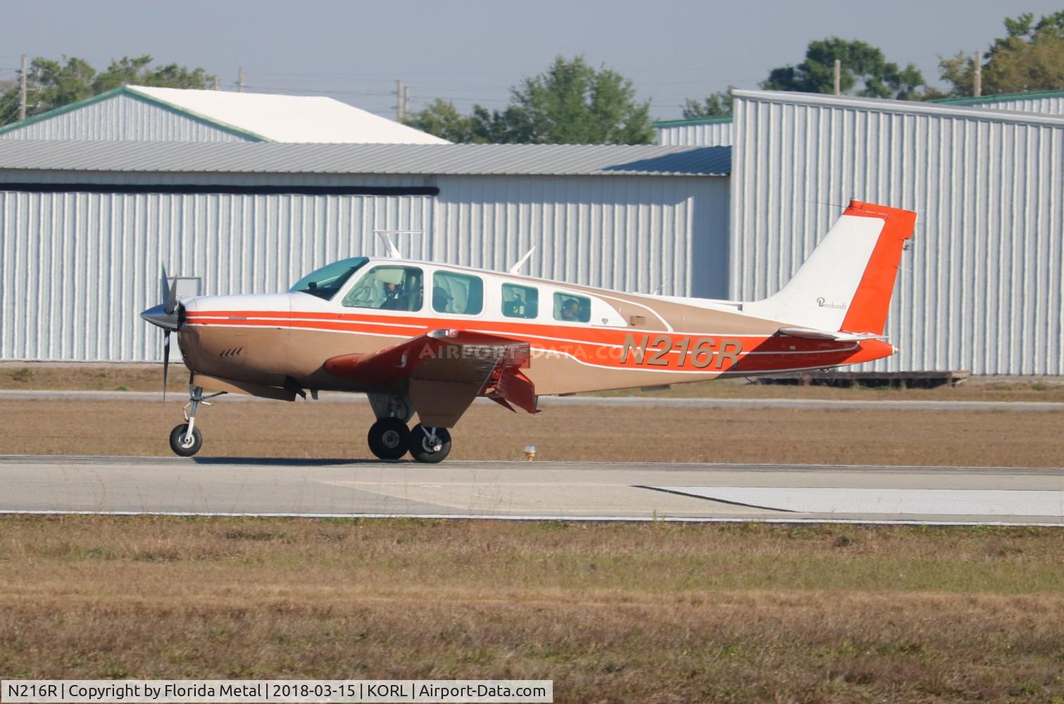 N216R, 1978 Beech A36 Bonanza 36 C/N E1341, ORL 2018