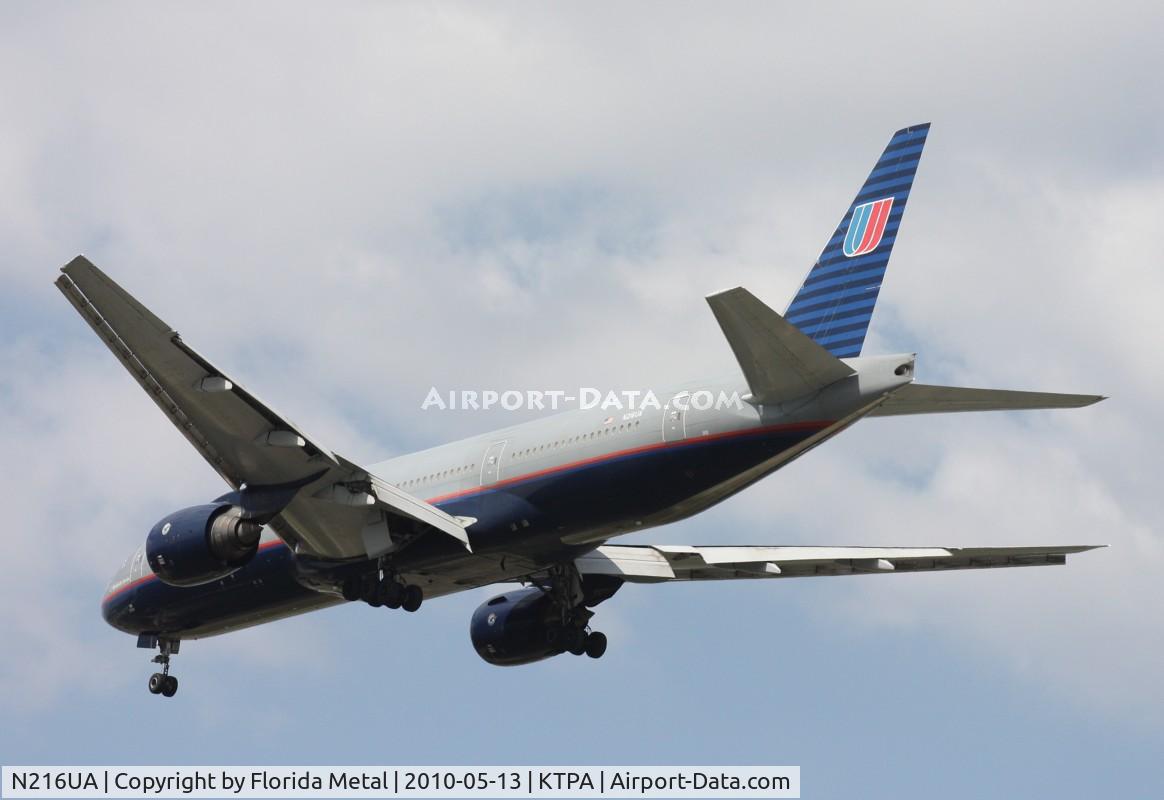 N216UA, 2000 Boeing 777-222 C/N 30549, TPA 2010