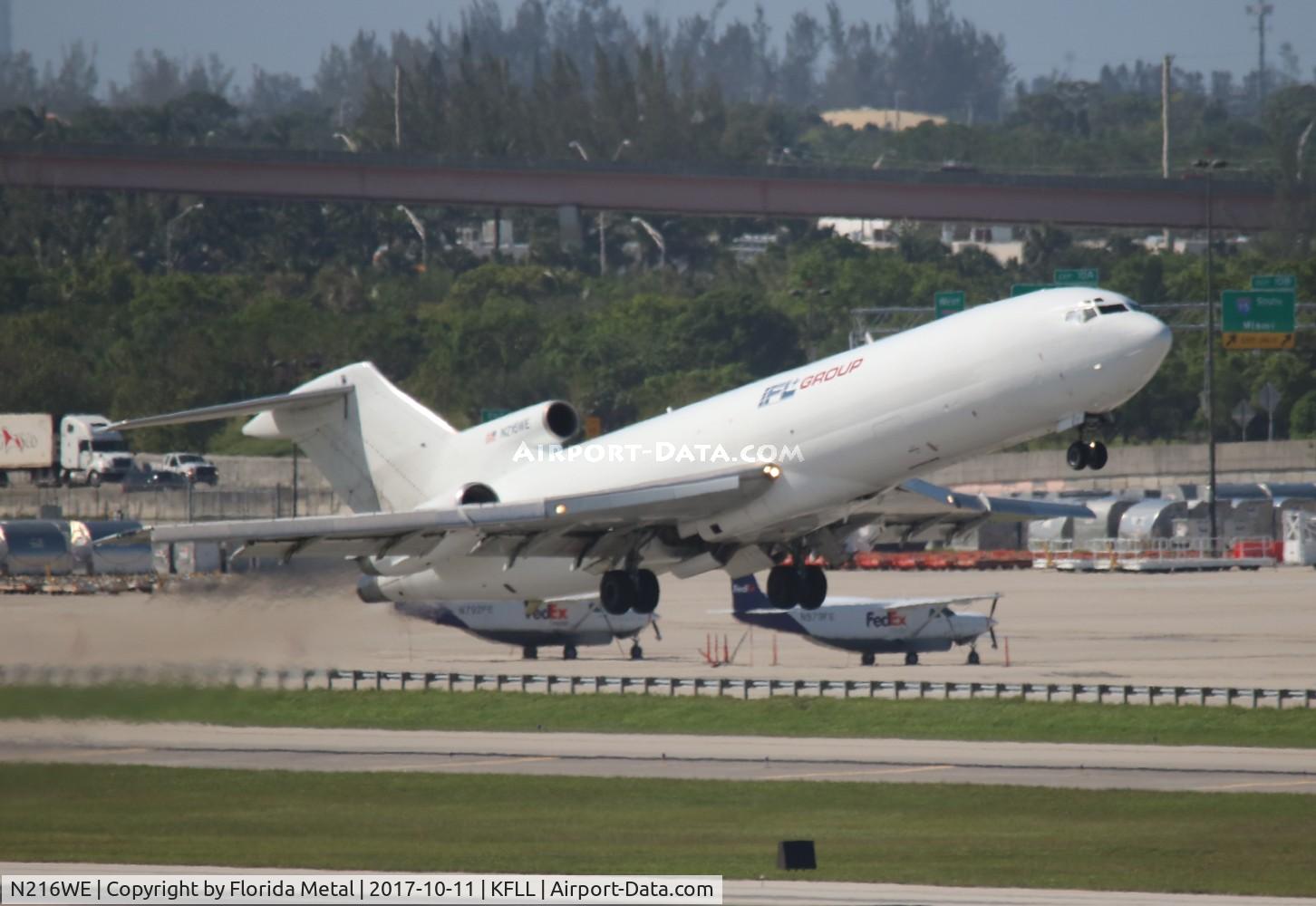 N216WE, 1984 Boeing 727-2S2F C/N 22937, FLL 2017