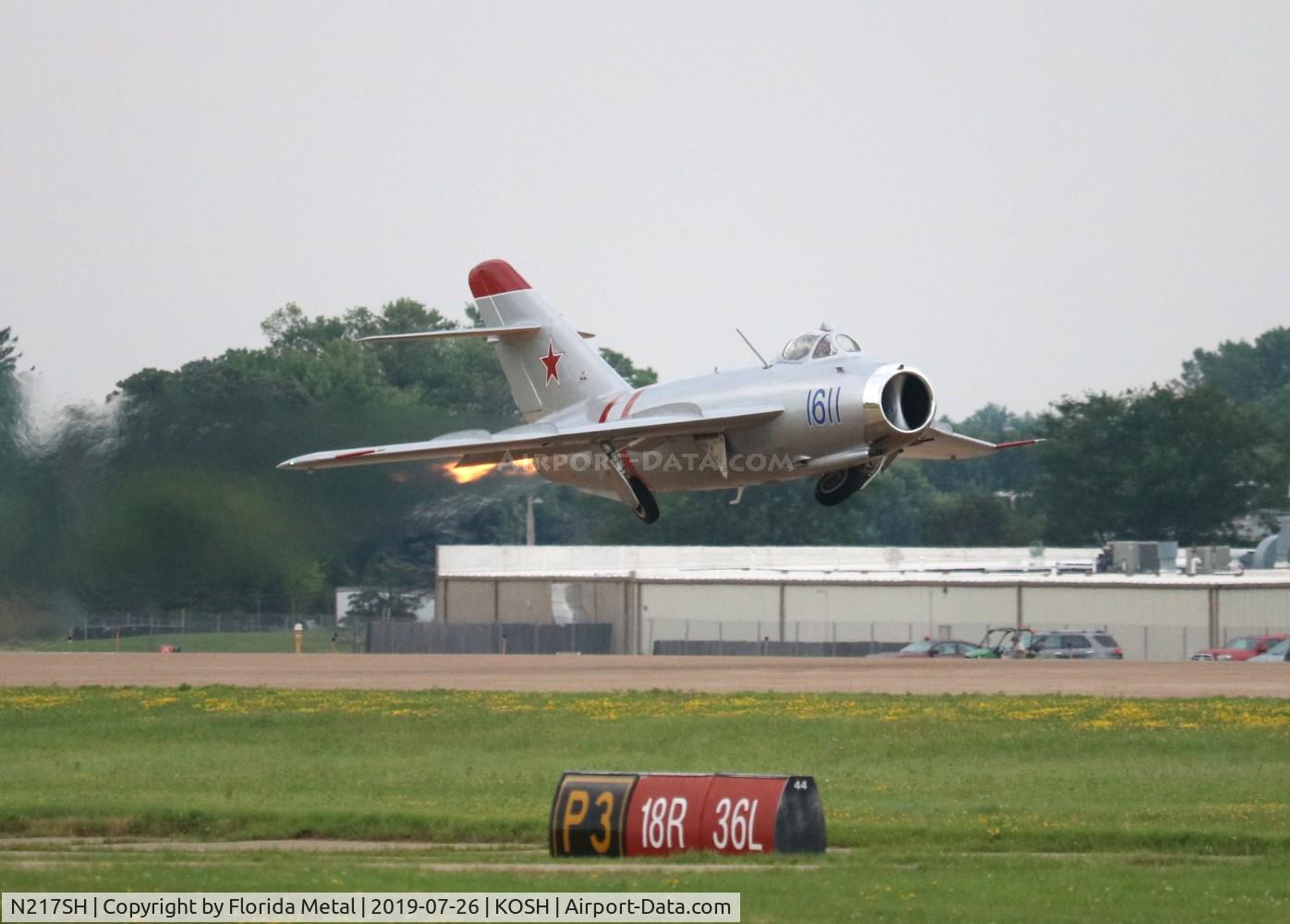 N217SH, 1959 PZL-Mielec Lim-5 (MiG-17F) C/N 1C1611, OSH 2019