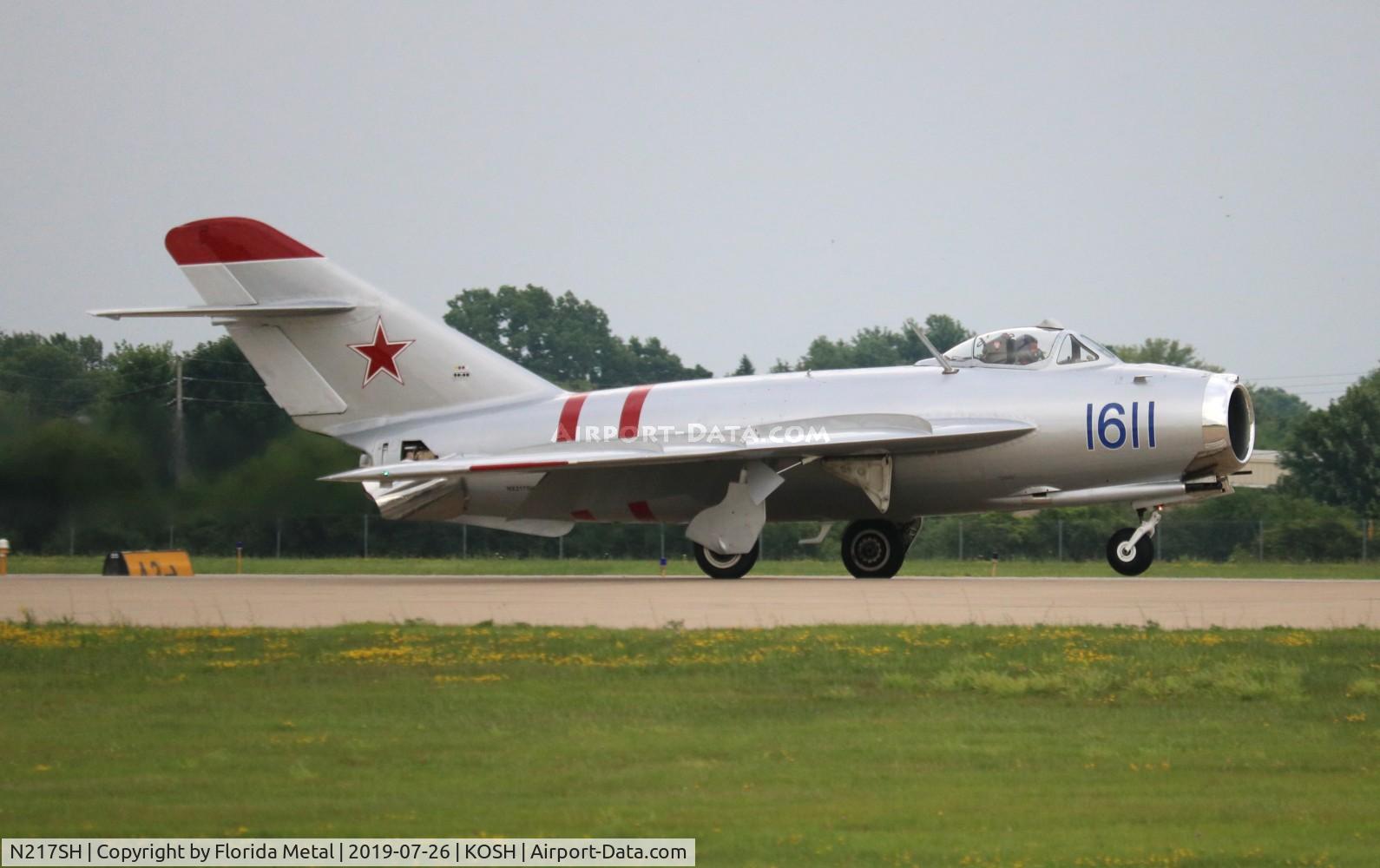 N217SH, 1959 PZL-Mielec Lim-5 (MiG-17F) C/N 1C1611, OSH 2019