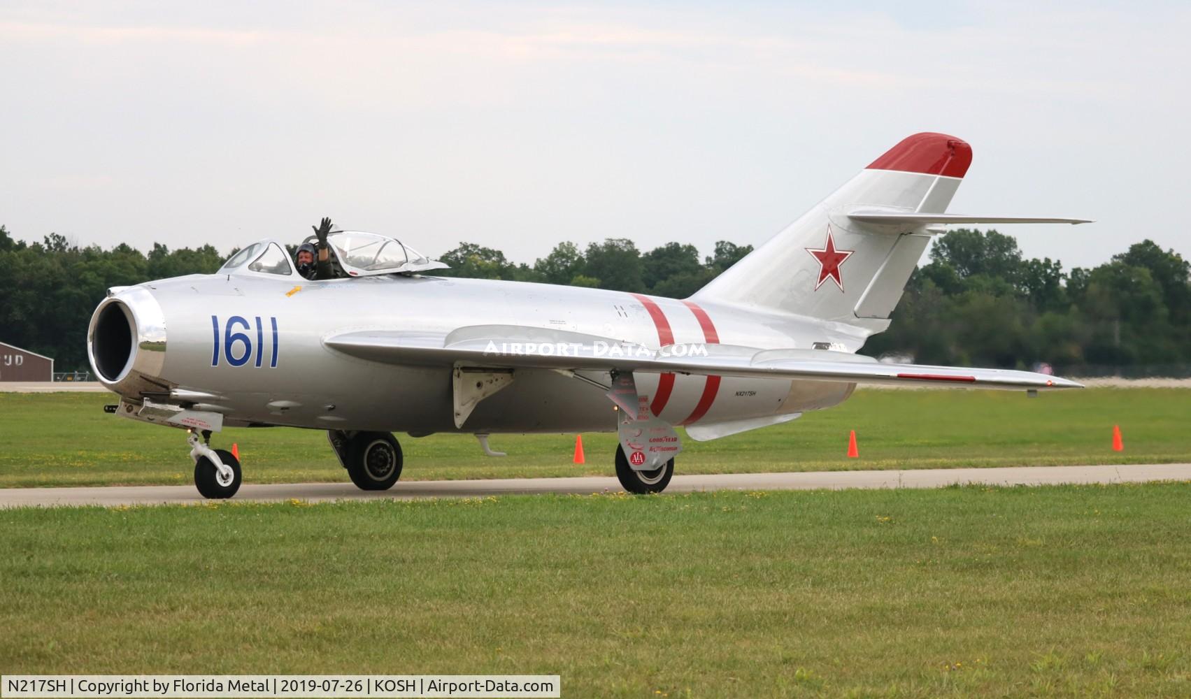 N217SH, 1959 PZL-Mielec Lim-5 (MiG-17F) C/N 1C1611, OSH 2019
