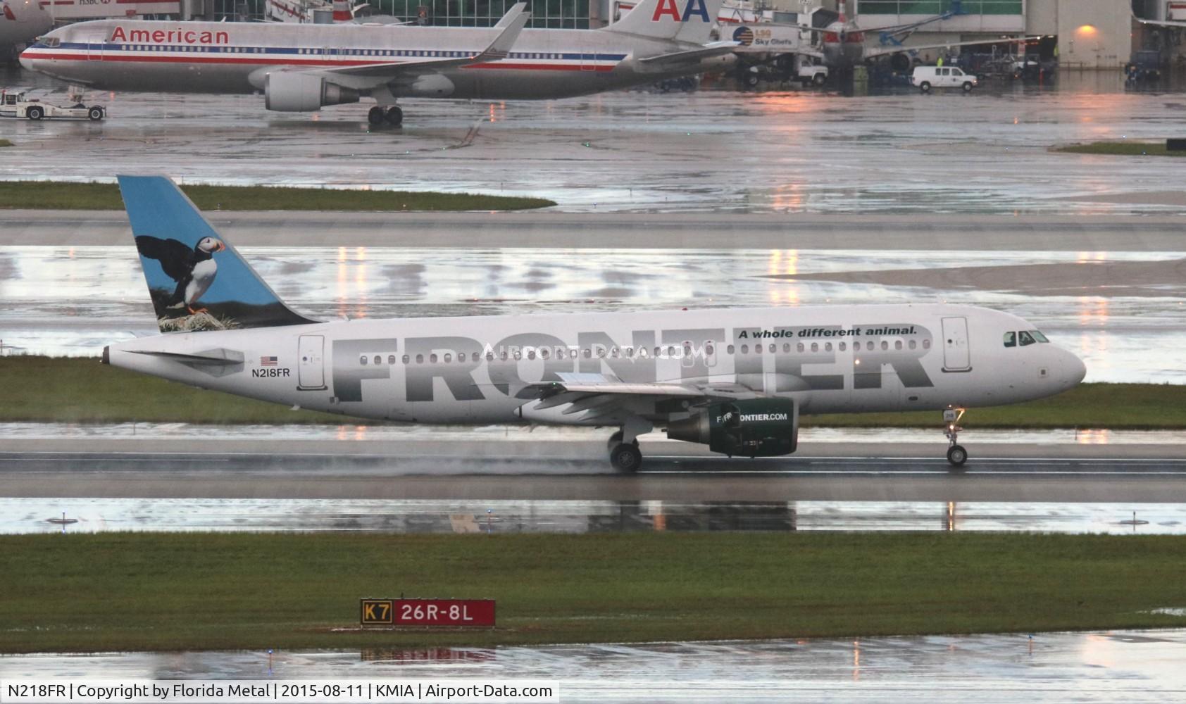N218FR, 2001 Airbus A320-214 C/N 1615, MIA 2015