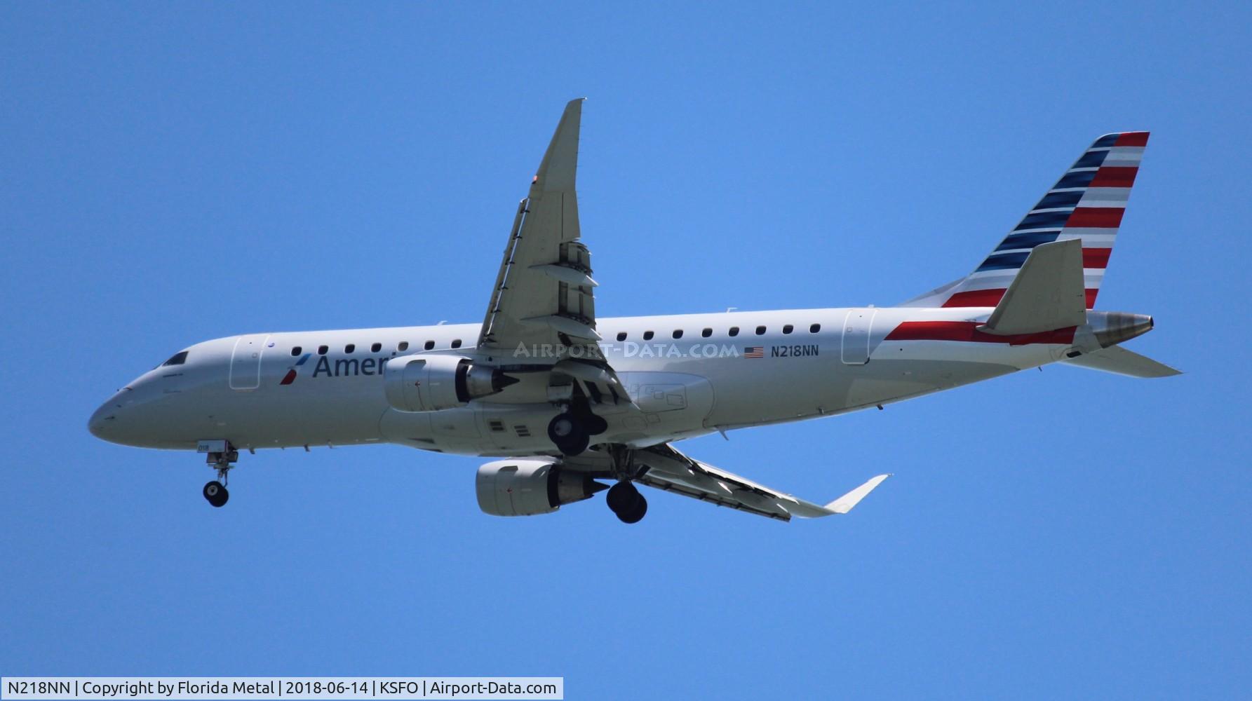 N218NN, 2015 Embraer 175LR (ERJ-170-200LR) C/N 17000519, SFO 2018