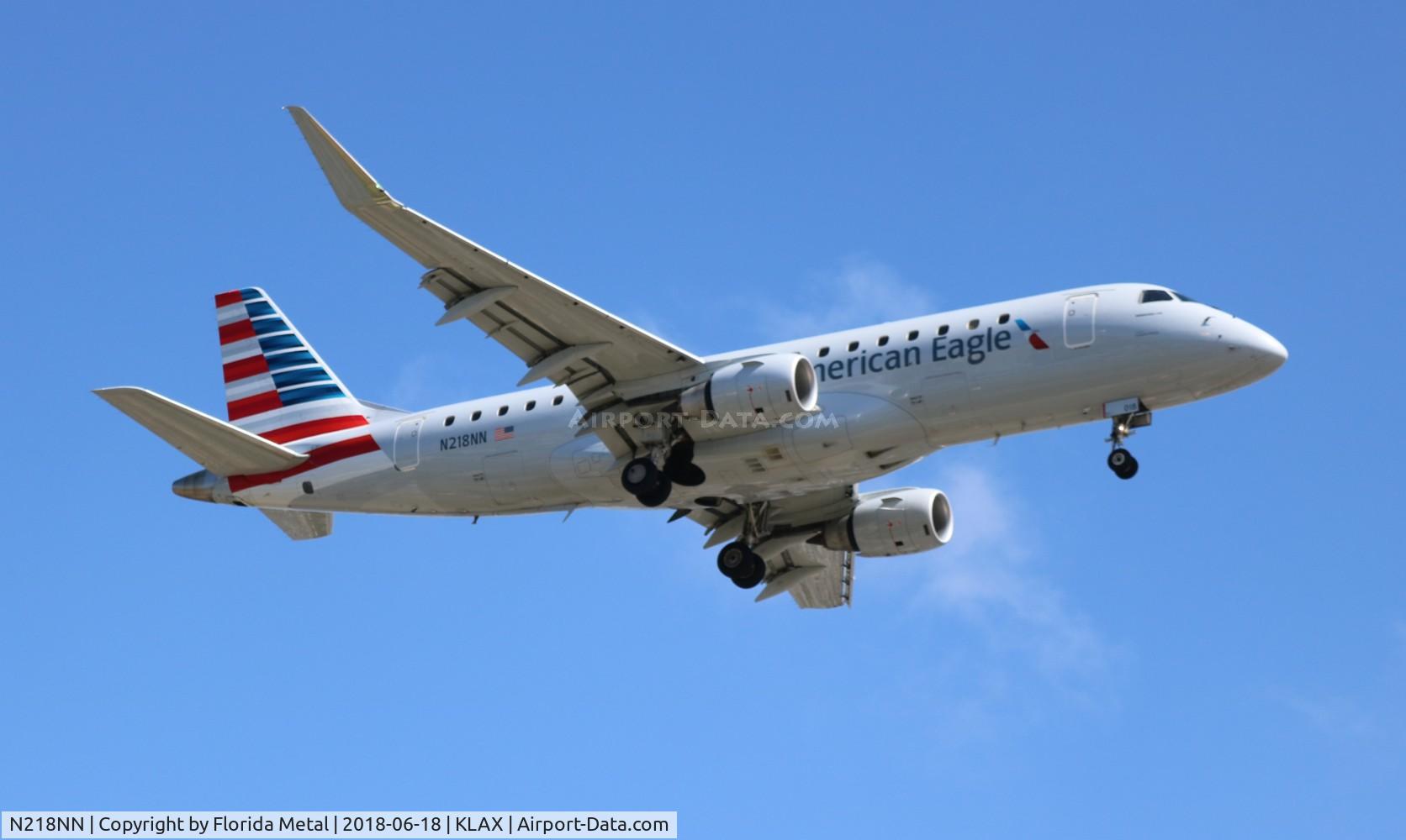 N218NN, 2015 Embraer 175LR (ERJ-170-200LR) C/N 17000519, LAX 2018