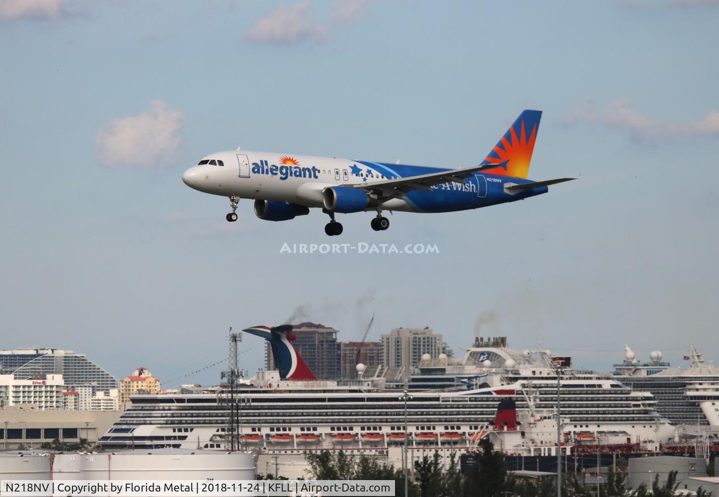 N218NV, 2000 Airbus A320-214 C/N 1229, FLL 2018