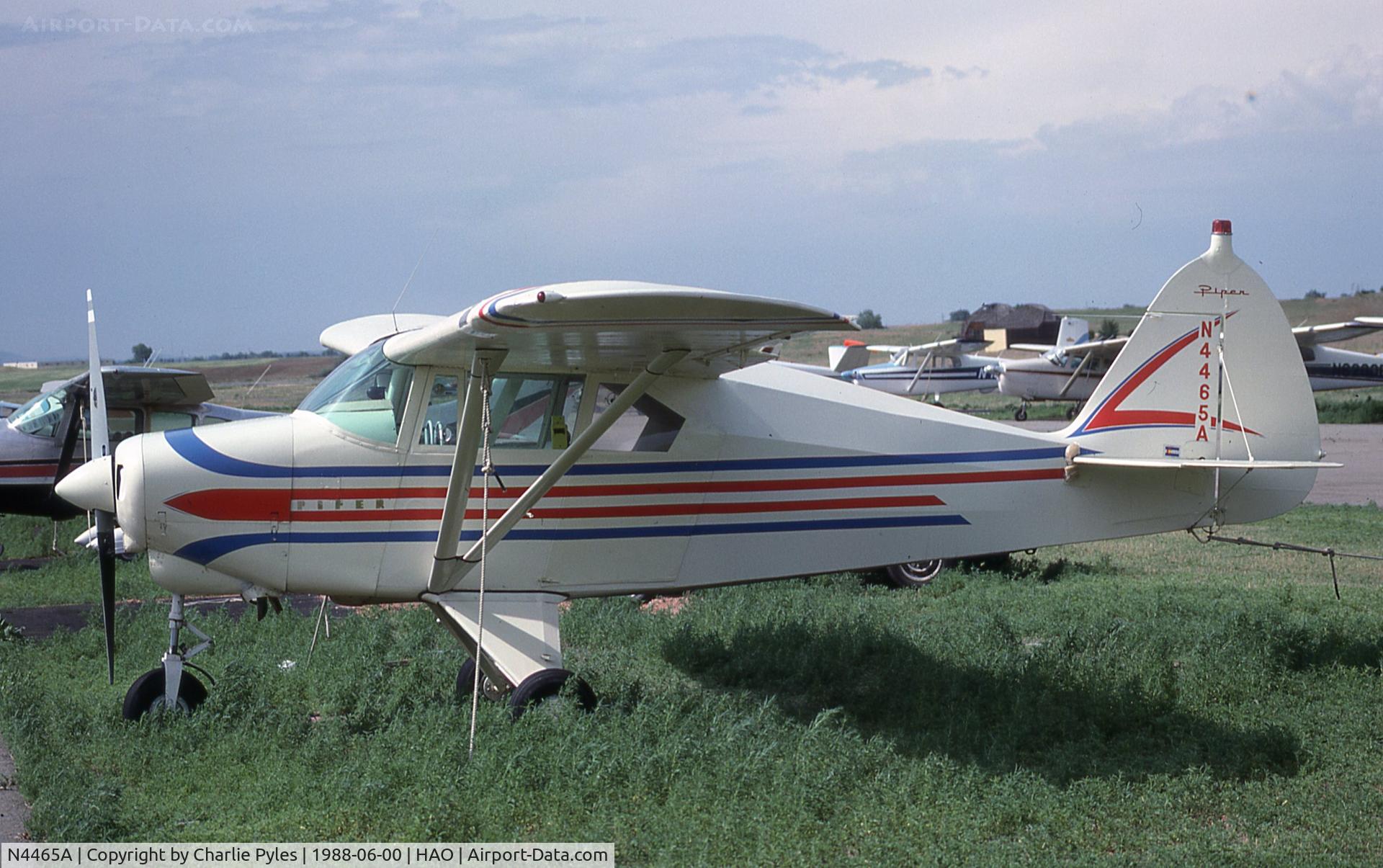 N4465A, 1956 Piper PA-22-150 C/N 22-3798, www.airpixphoto.com
