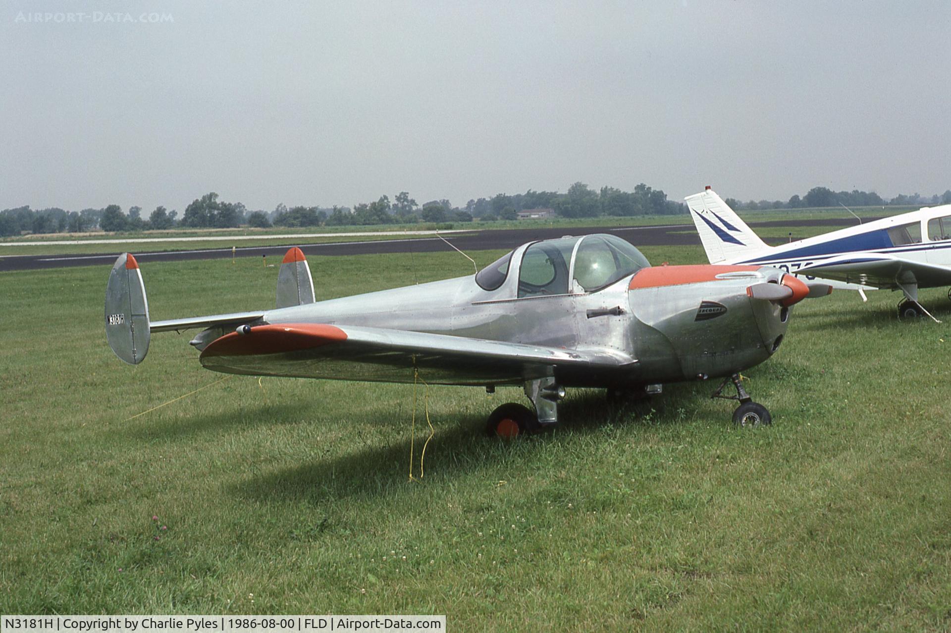 N3181H, Erco 415C Ercoupe C/N 3806, Vette