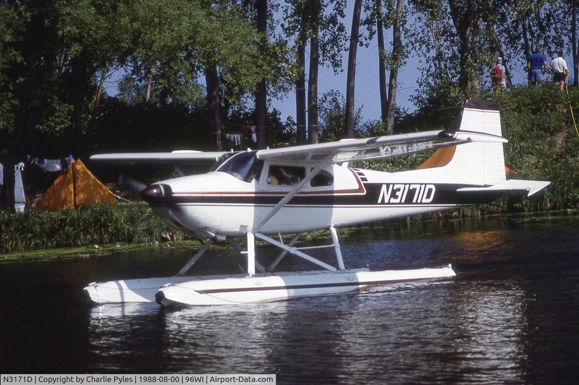 N3171D, 1955 Cessna 180 C/N 31969, The A signifies Amphibian