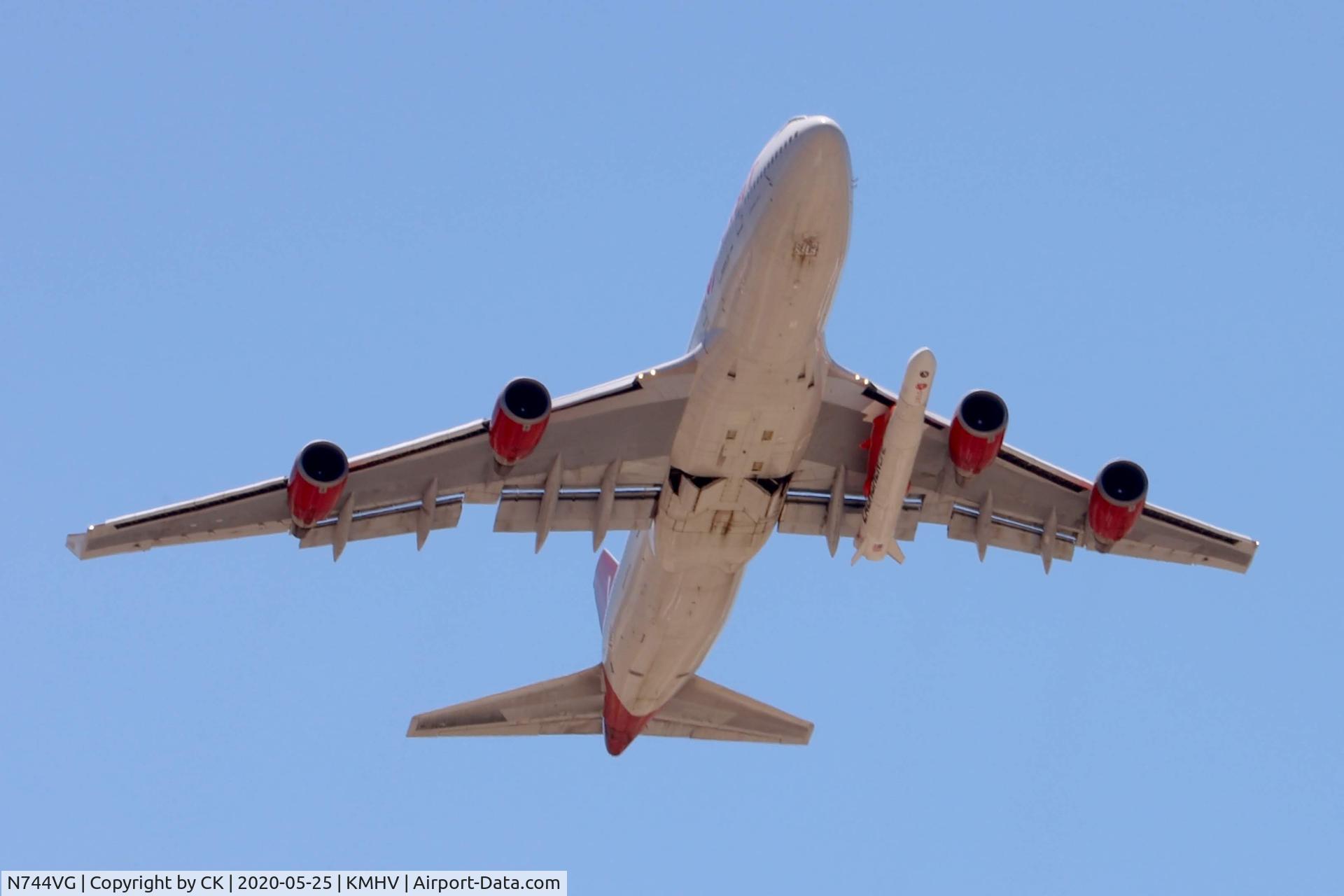 N744VG, 2001 Boeing 747-41R C/N 32745, Virgin Orbit 