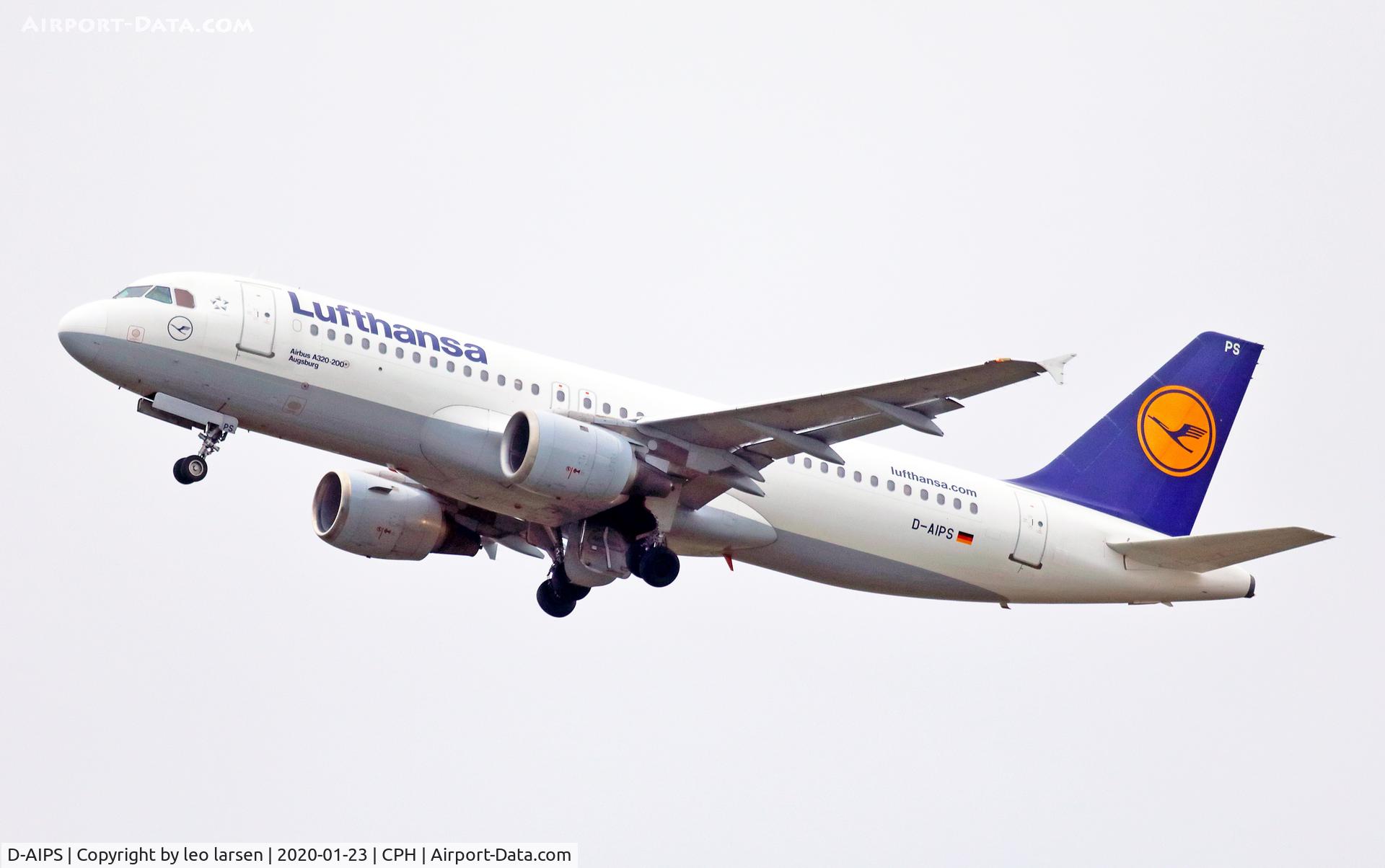 D-AIPS, 1990 Airbus A320-211 C/N 0116, Copenhagen 23.1.2020