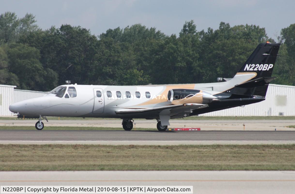N220BP, 1985 Cessna S550 Citation IIS C/N S550-0034, PTK 2010