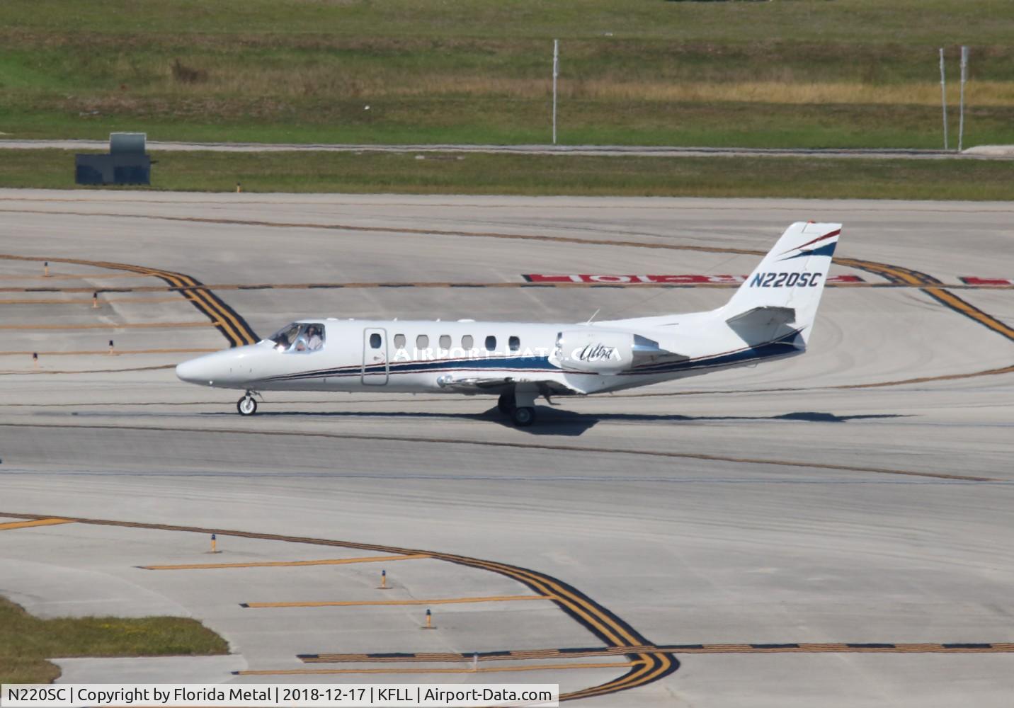 N220SC, 1995 Cessna 560 Citation Ultra C/N 560-0326, FLL 2018