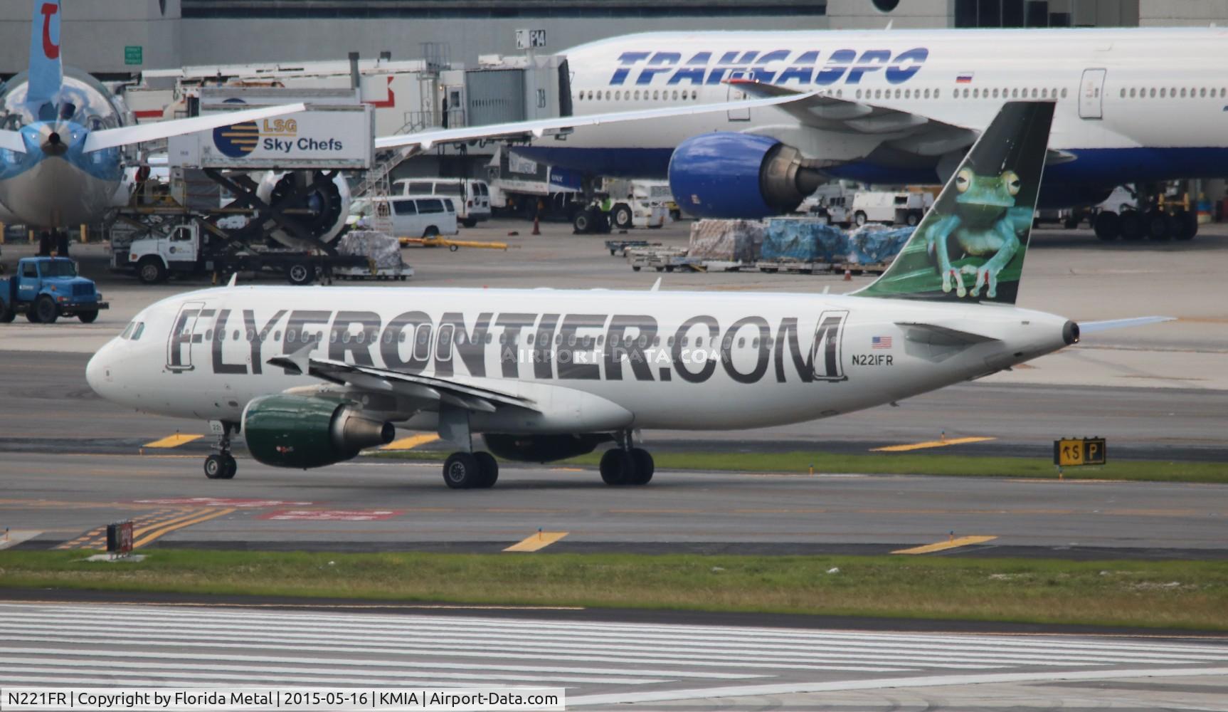 N221FR, 2007 Airbus A320-214 C/N 3205, MIA 2015