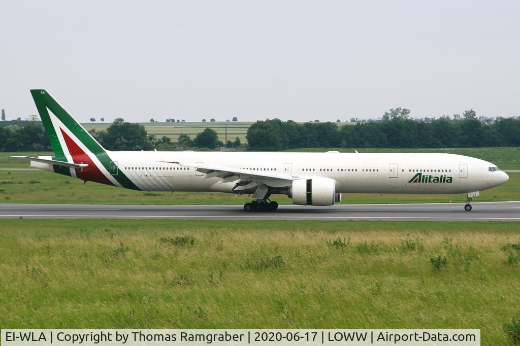 EI-WLA, 2009 Boeing 777-3Q8/ER C/N 35783, Alitalia Boeing 777-300