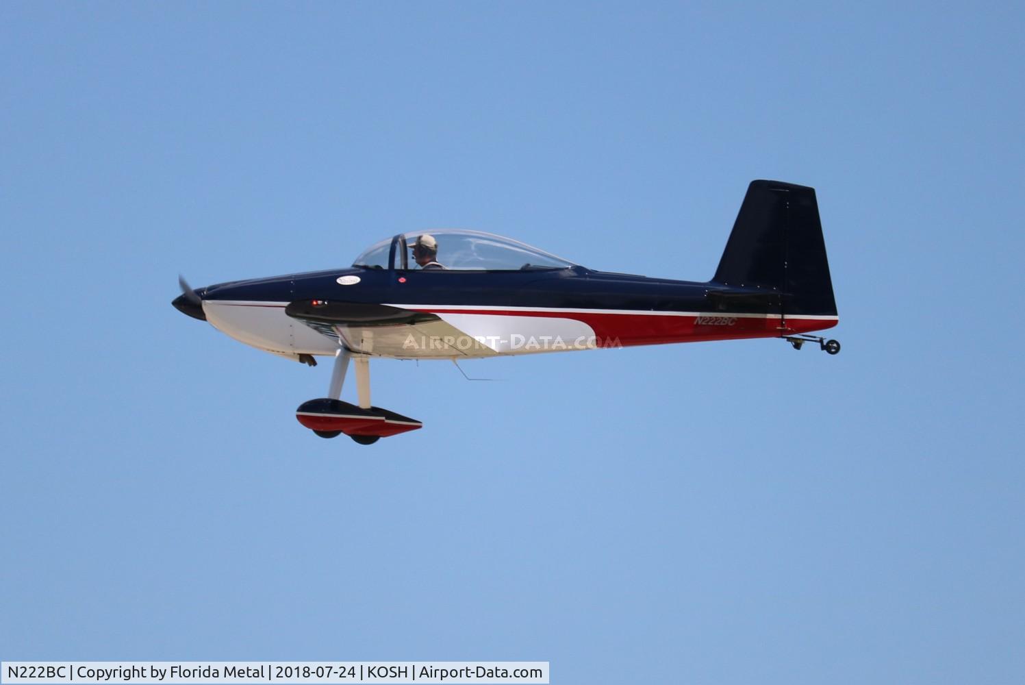N222BC, 2003 Vans RV-8 C/N 80457, OSH 2018