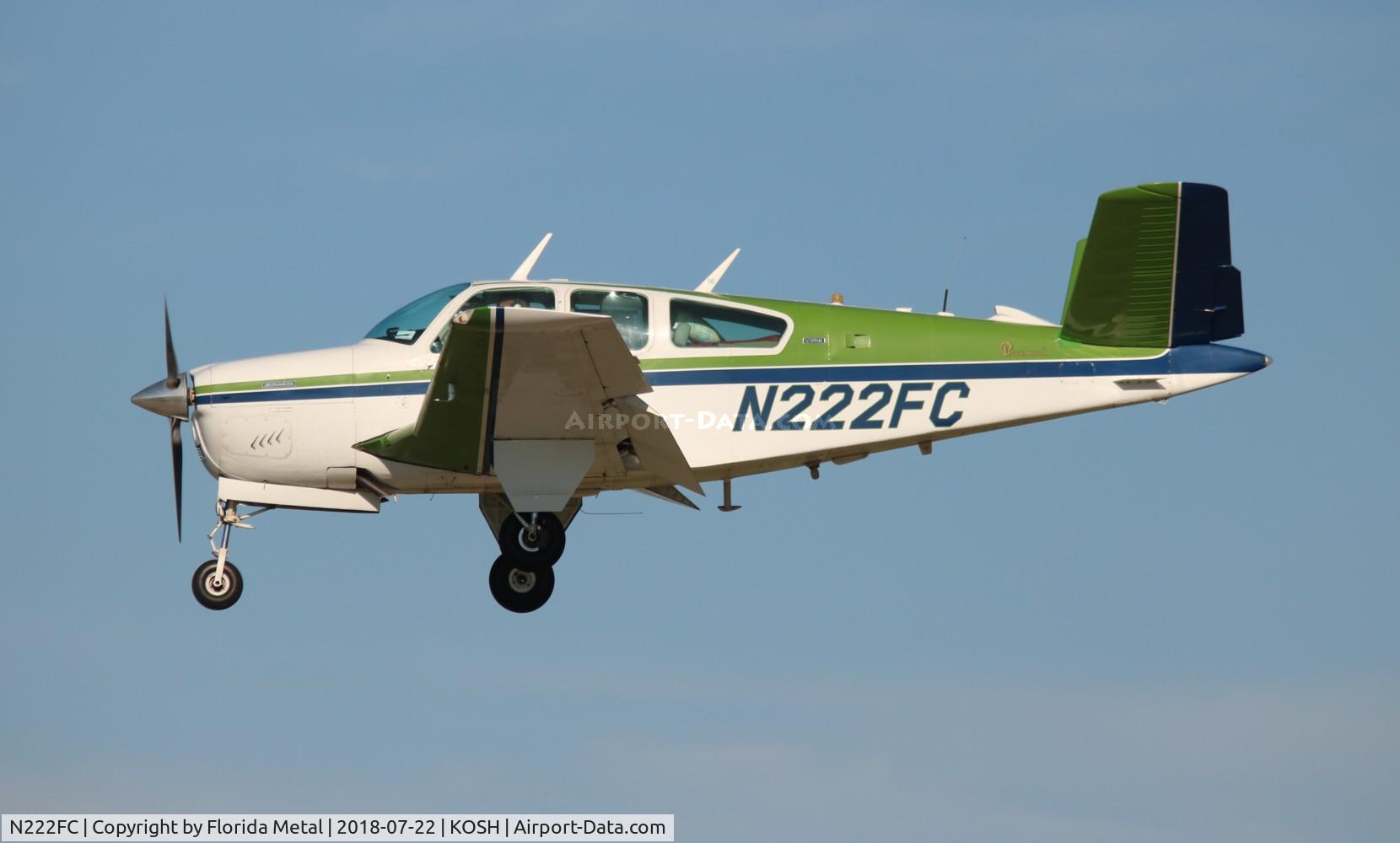 N222FC, 1973 Beech V35B Bonanza C/N D-9442, OSH 2018