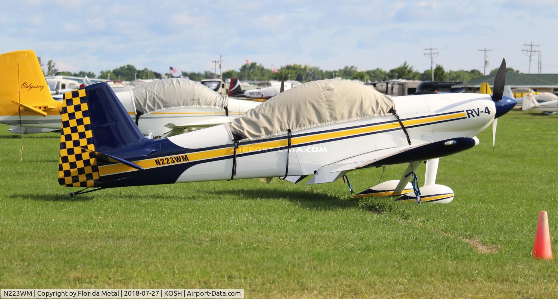 N223WM, 2005 Vans RV-4 C/N 4193, OSH 2018