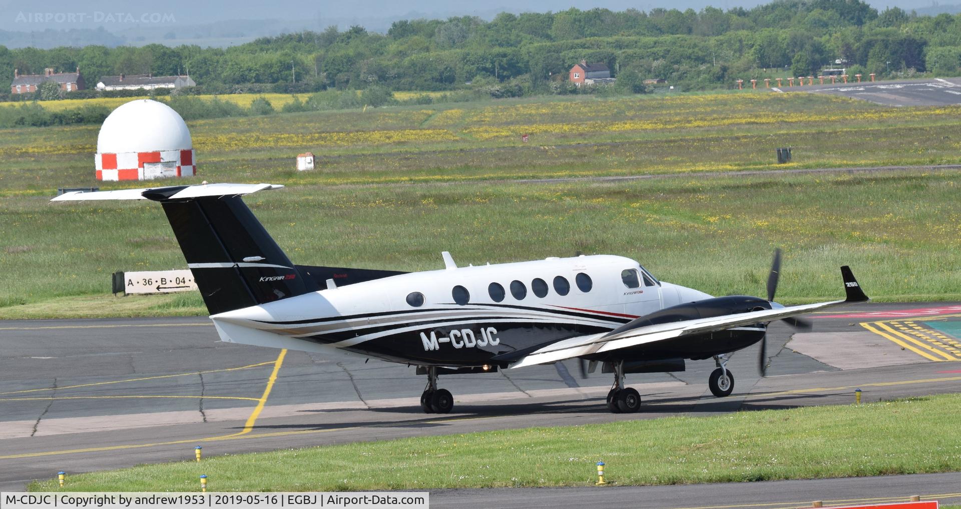 M-CDJC, 2015 Beech B200GT King Air C/N BY-233, M-CDJC at Gloucestershire Airport.