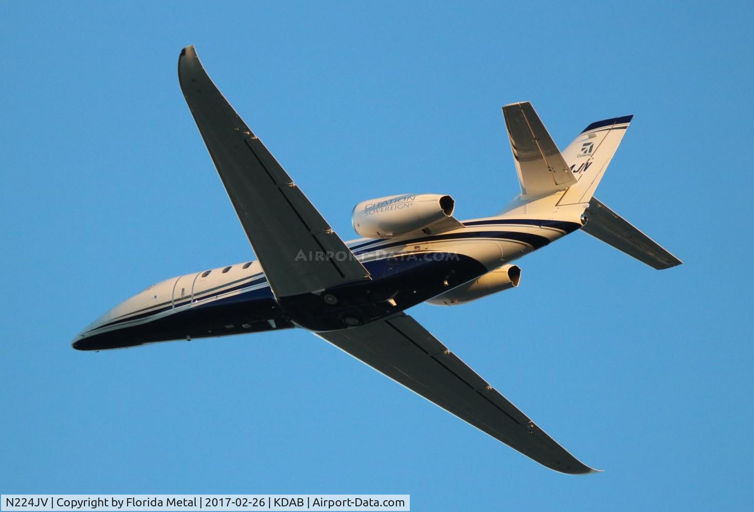 N224JV, 2015 Cessna 680 Citation Sovereign C/N 680-0541, DAB 2017
