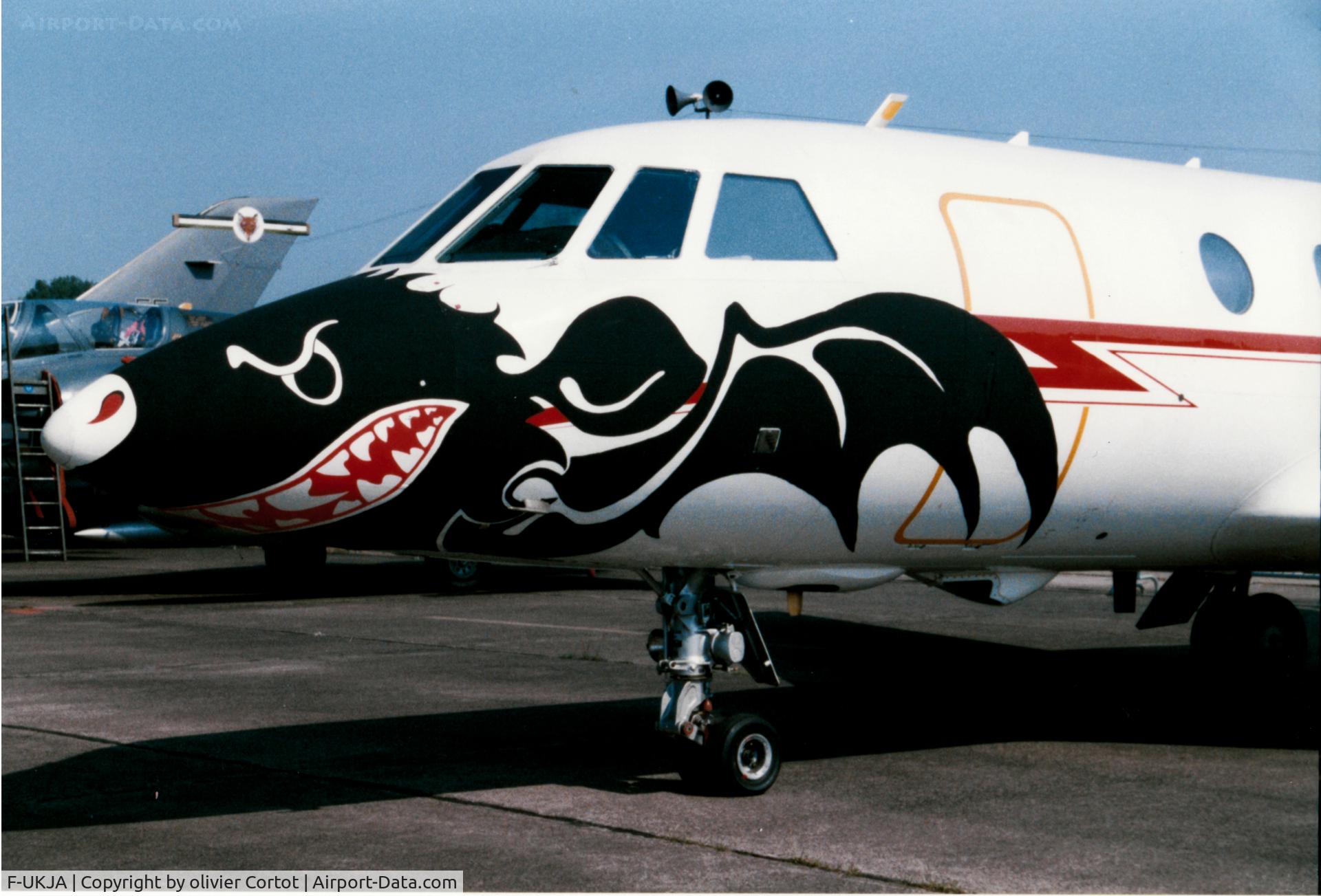 F-UKJA, Dassault Falcon (Mystere) 20C C/N 182, special markings for the 1998 Luxeuil AB airshow