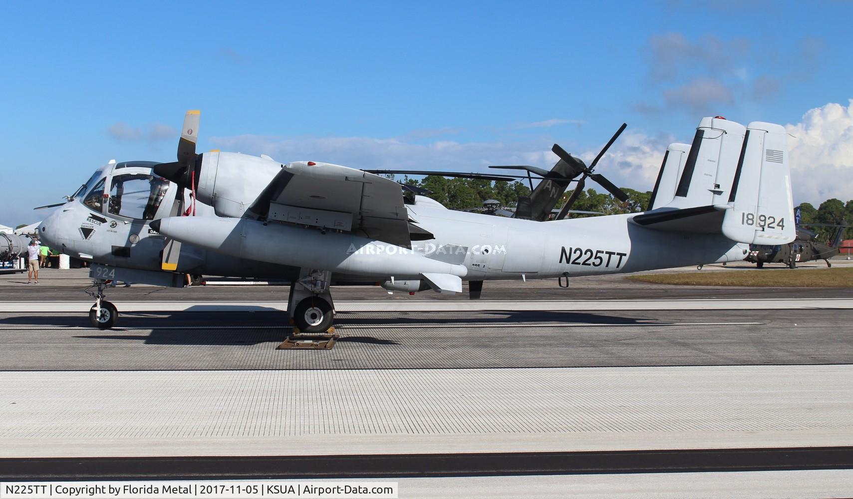 N225TT, 1967 Grumman OV-1C Mohawk C/N 125C, Stuart 2017
