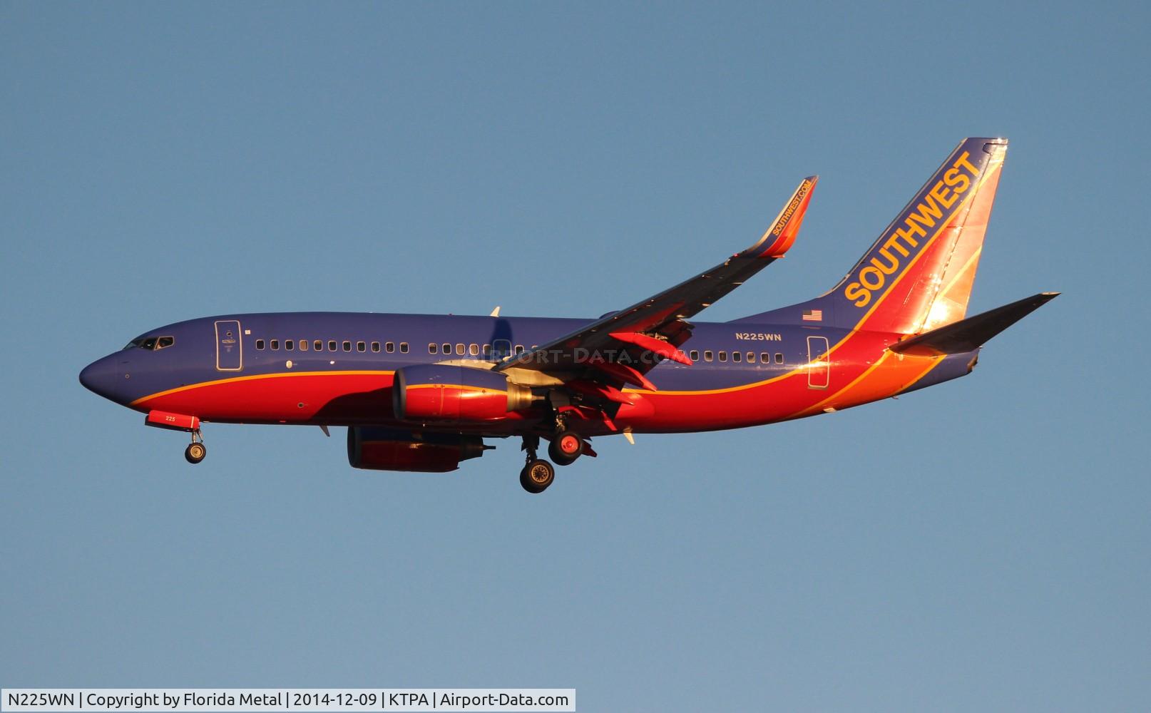 N225WN, 2005 Boeing 737-7H4 C/N 34333, TPA 2014