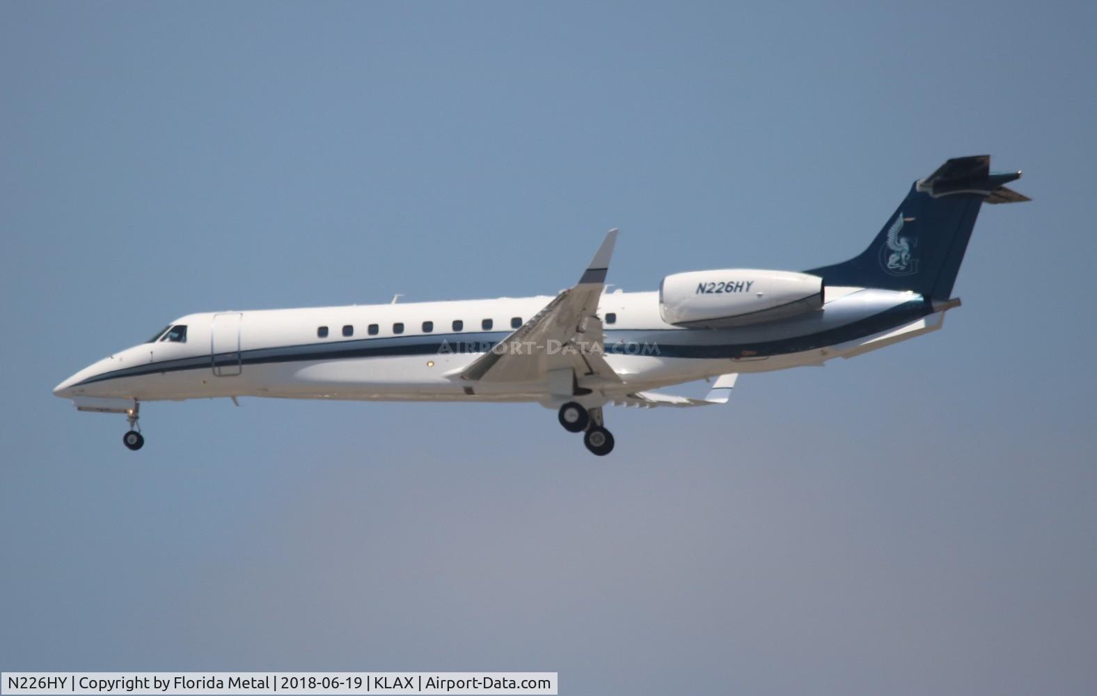 N226HY, 2007 Embraer EMB-135BJ Legacy C/N 14501014, LAX 2018