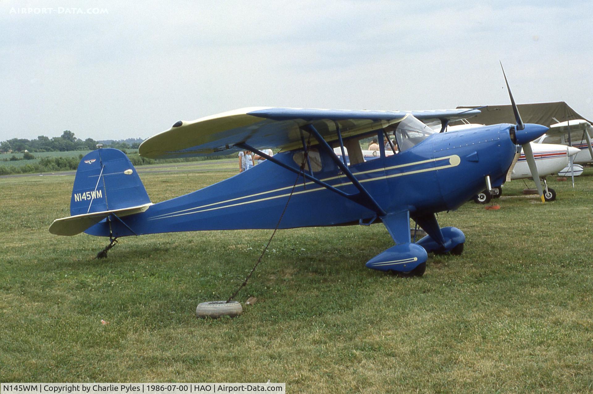 N145WM, 1976 Williams MONOCOUPE 90C C/N W-1, Air Pix