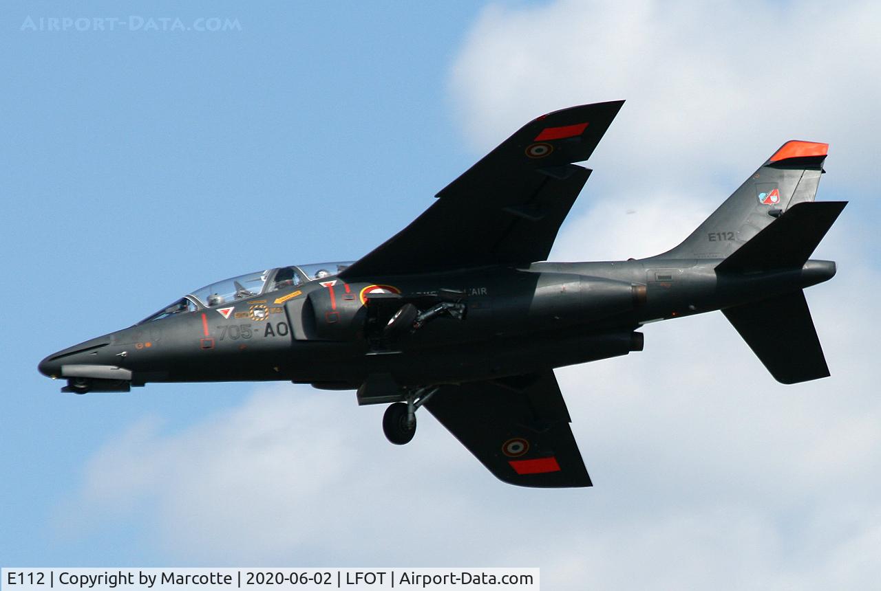 E112, Dassault-Dornier Alpha Jet E C/N E112, One of the last Alphajet remaining at Tours AFB.