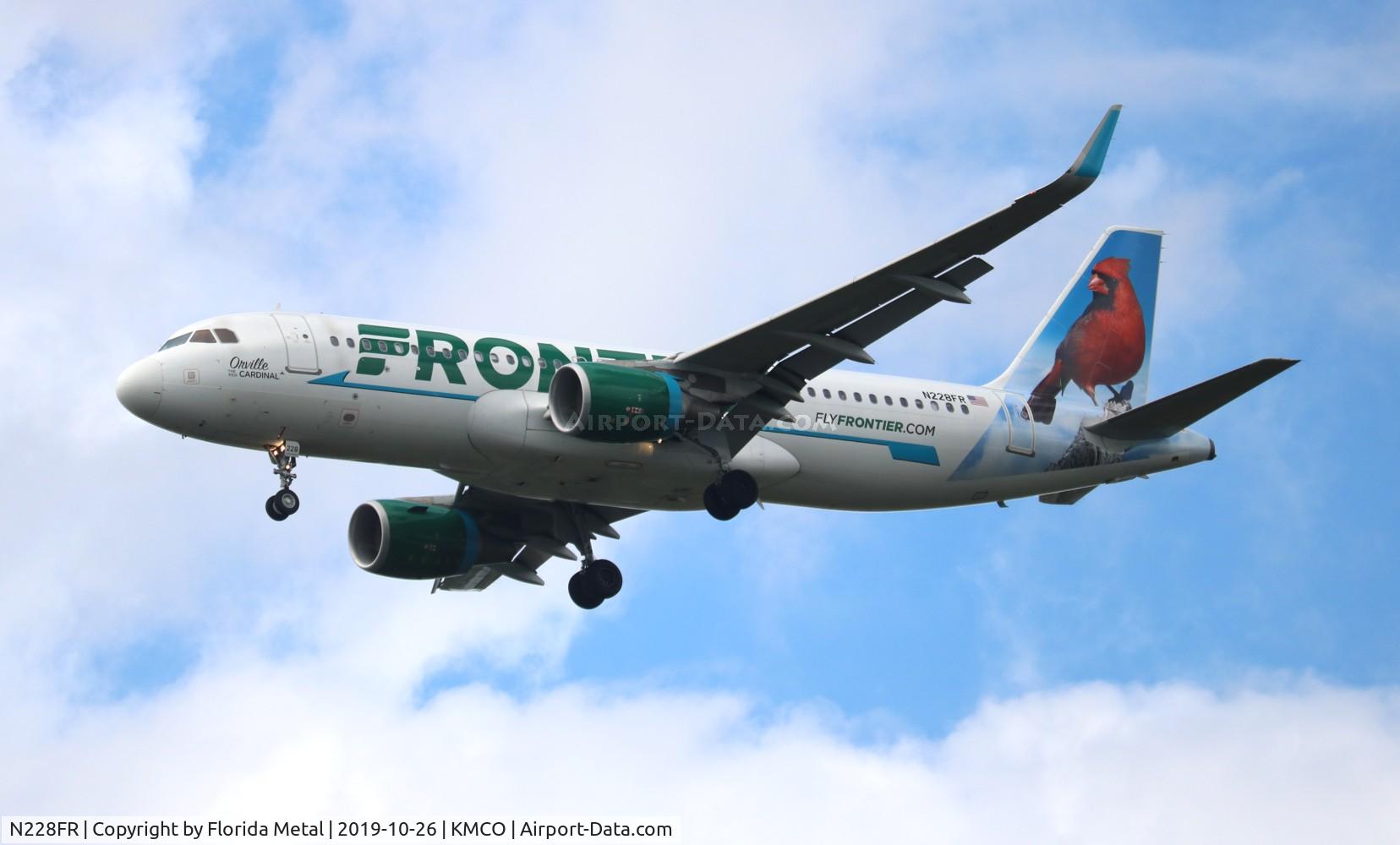 N228FR, 2013 Airbus A320-214 C/N 5526, MCO 2019
