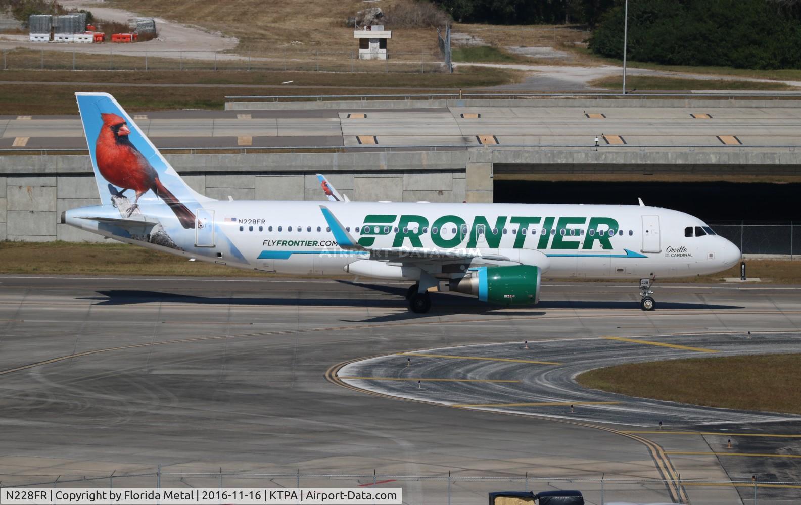 N228FR, 2013 Airbus A320-214 C/N 5526, TPA 2016