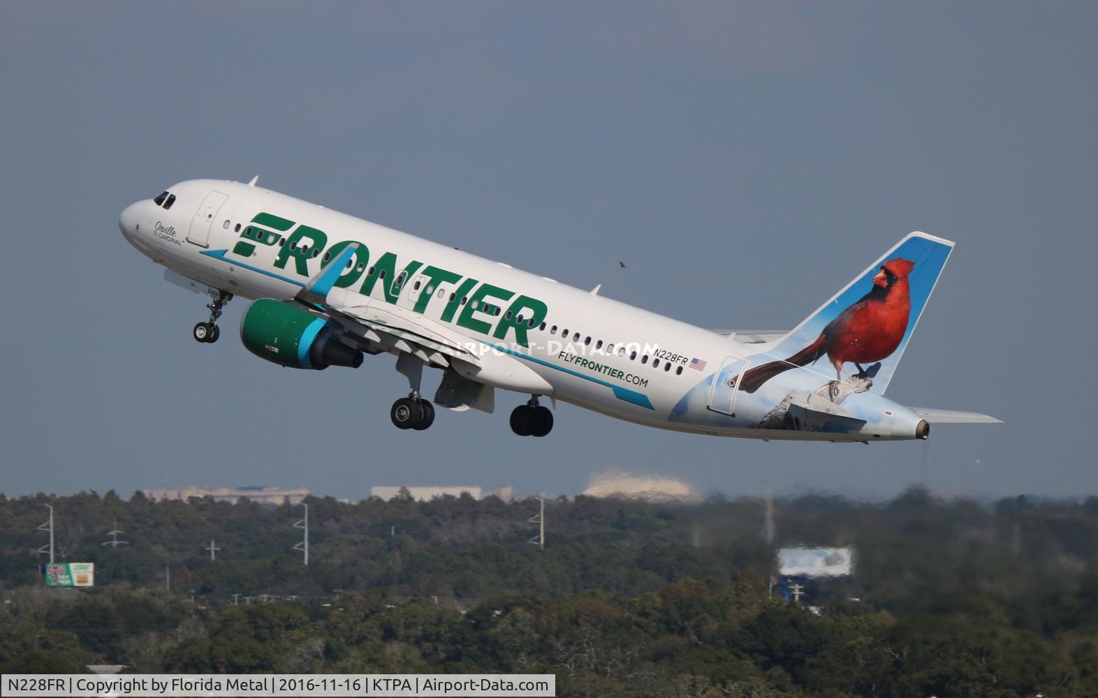 N228FR, 2013 Airbus A320-214 C/N 5526, TPA 2016