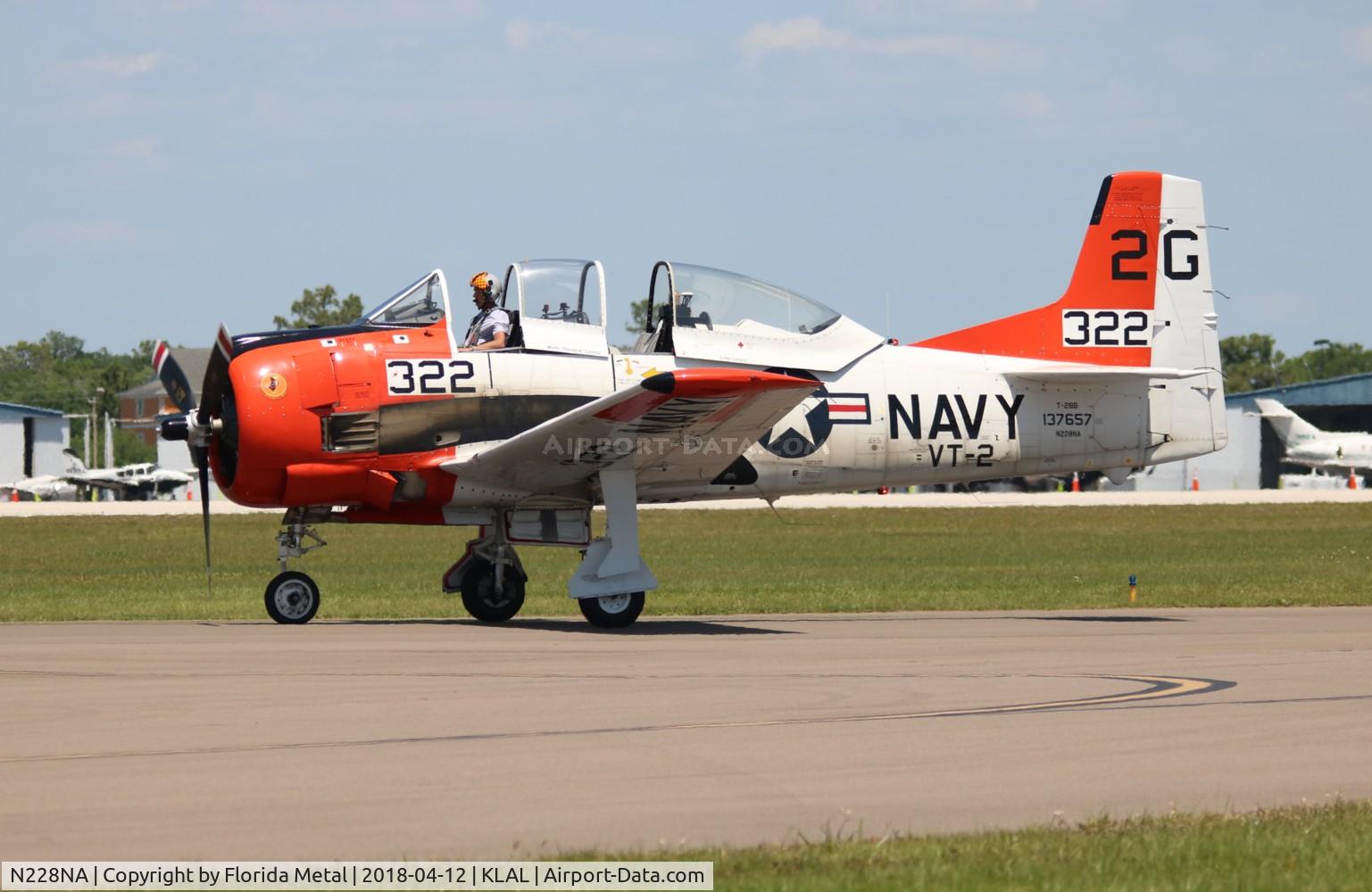 N228NA, North American T-28B Trojan C/N 200-20 (137657), SNF 2018