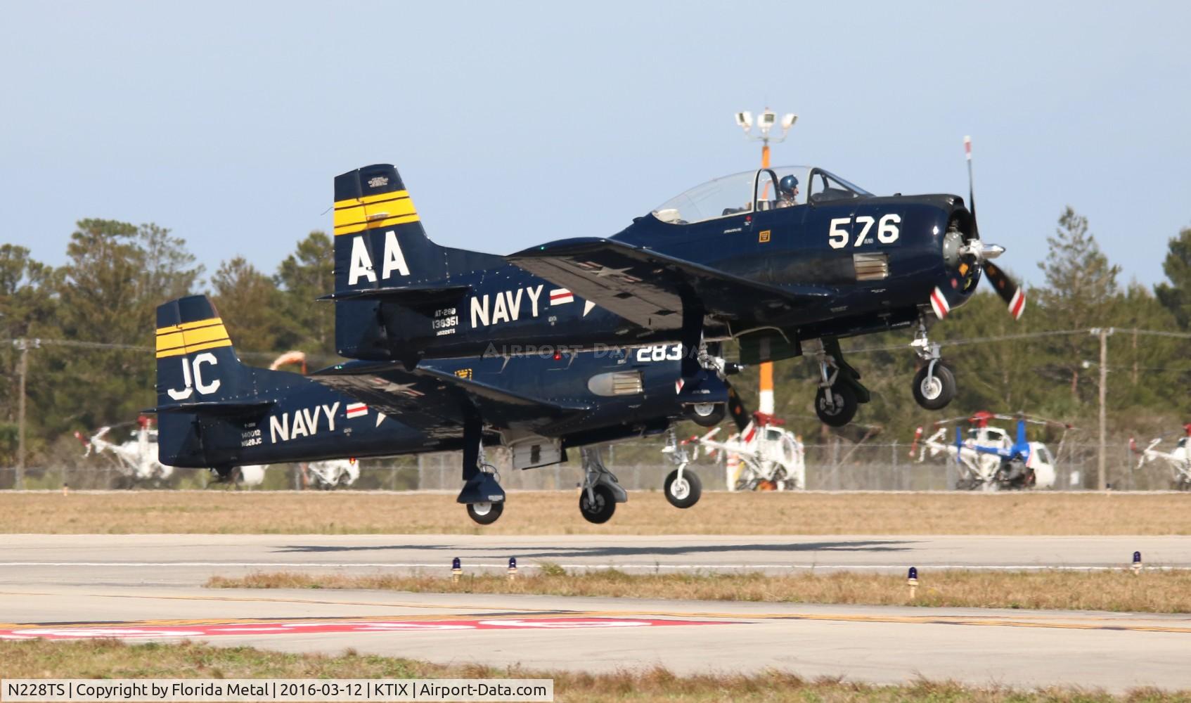 N228TS, 1954 North American T-28D Trojan C/N 200-422, TICO 2016