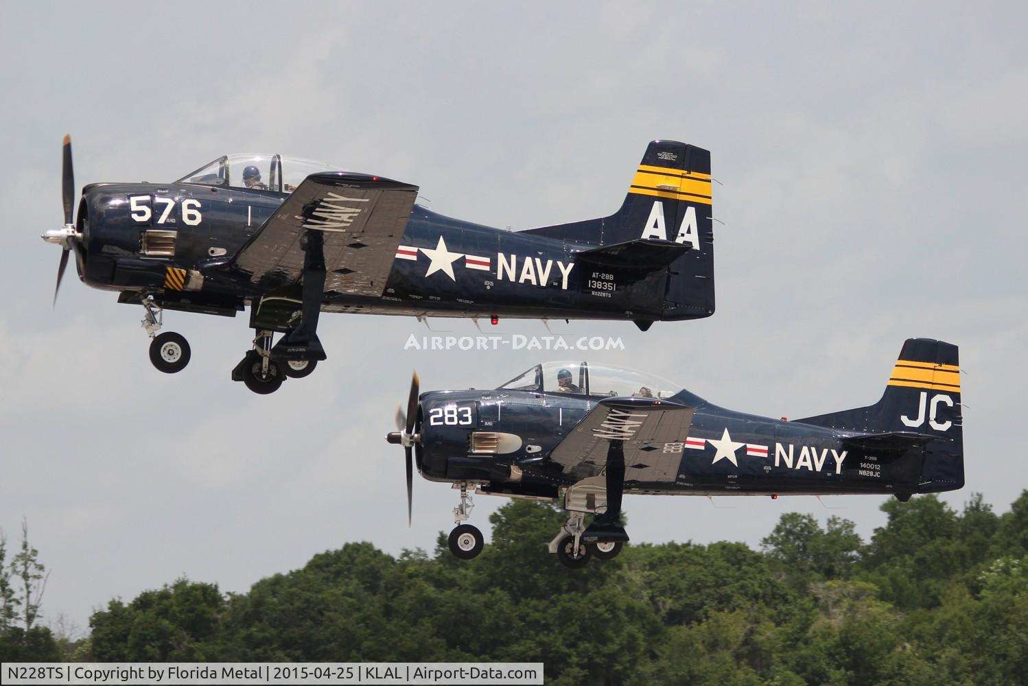 N228TS, 1954 North American T-28D Trojan C/N 200-422, LAL SNF 2015