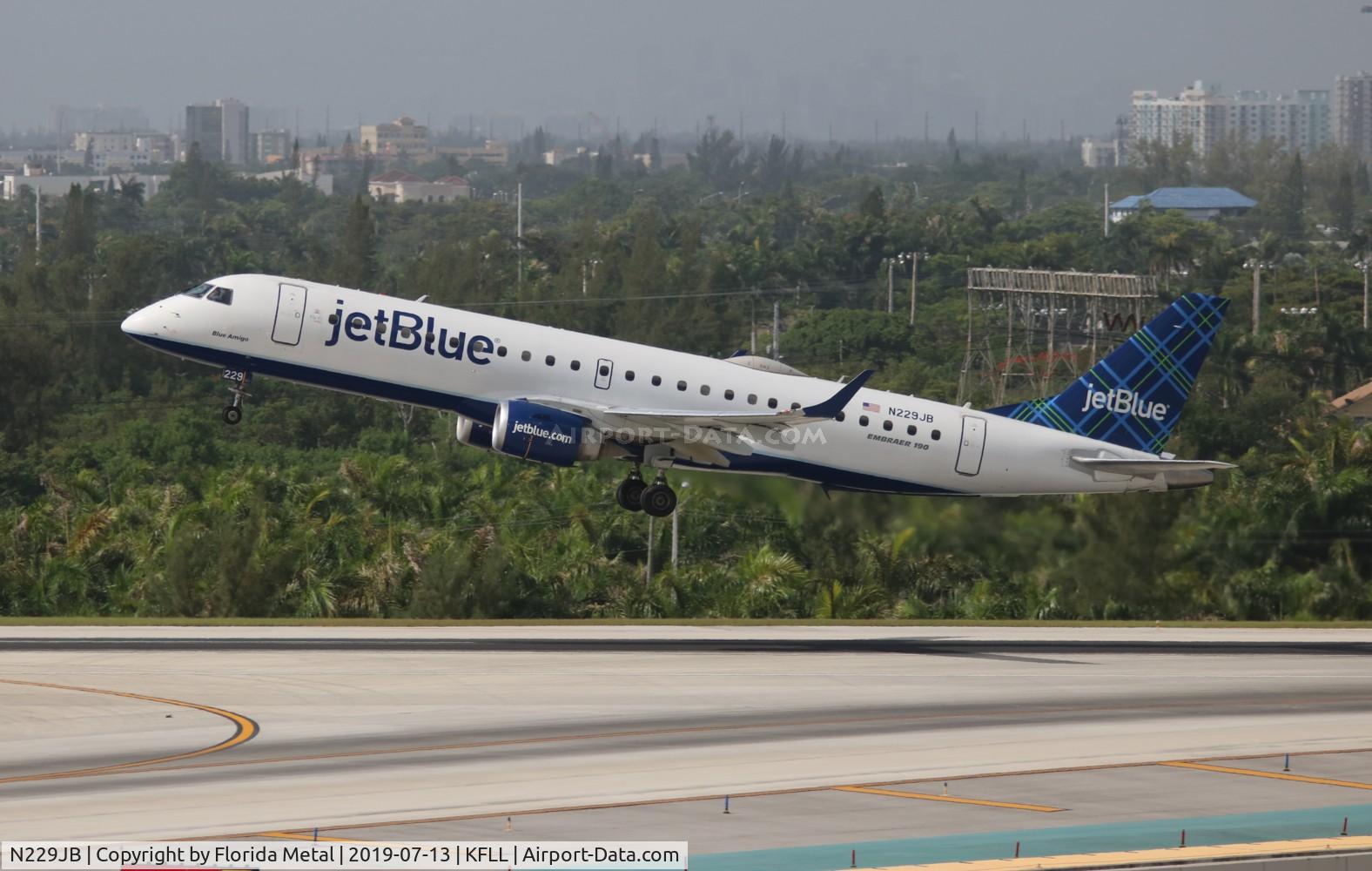 N229JB, 2006 Embraer 190AR (ERJ-190-100IGW) C/N 19000032, FLL 2019