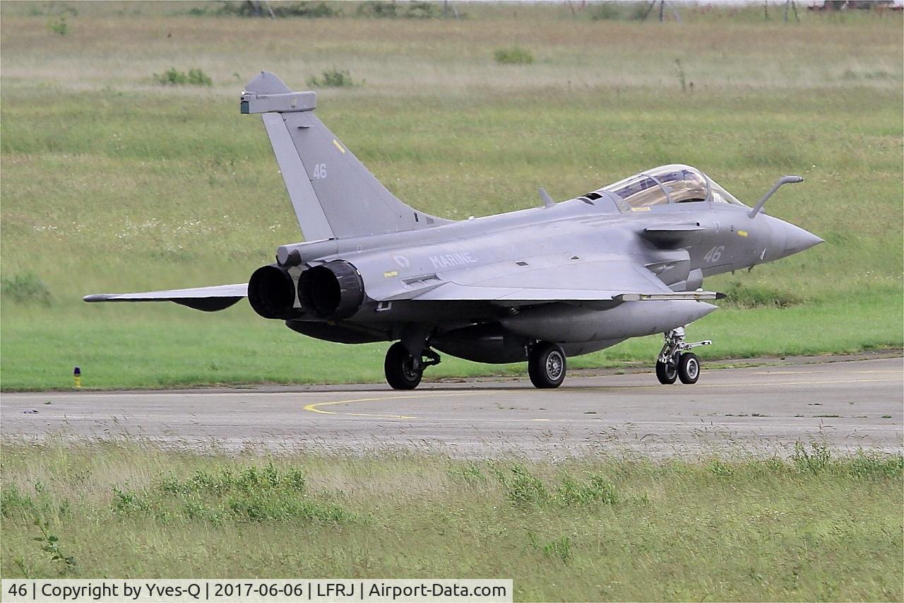 46, 2016 Dassault Rafale M C/N 46, Dassault Rafale M, Taxiing to flight line, Landivisiau Naval Air Base (LFRJ) Tiger Meet 2017