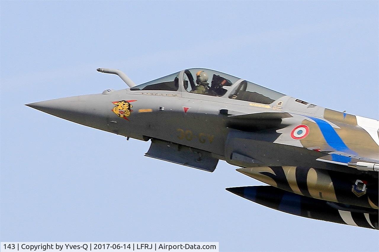 143, 2013 Dassault Rafale C C/N 143, Dassault Rafale C, Take off rwy 26, Landivisiau Naval Air Base (LFRJ) Tiger Meet 2017