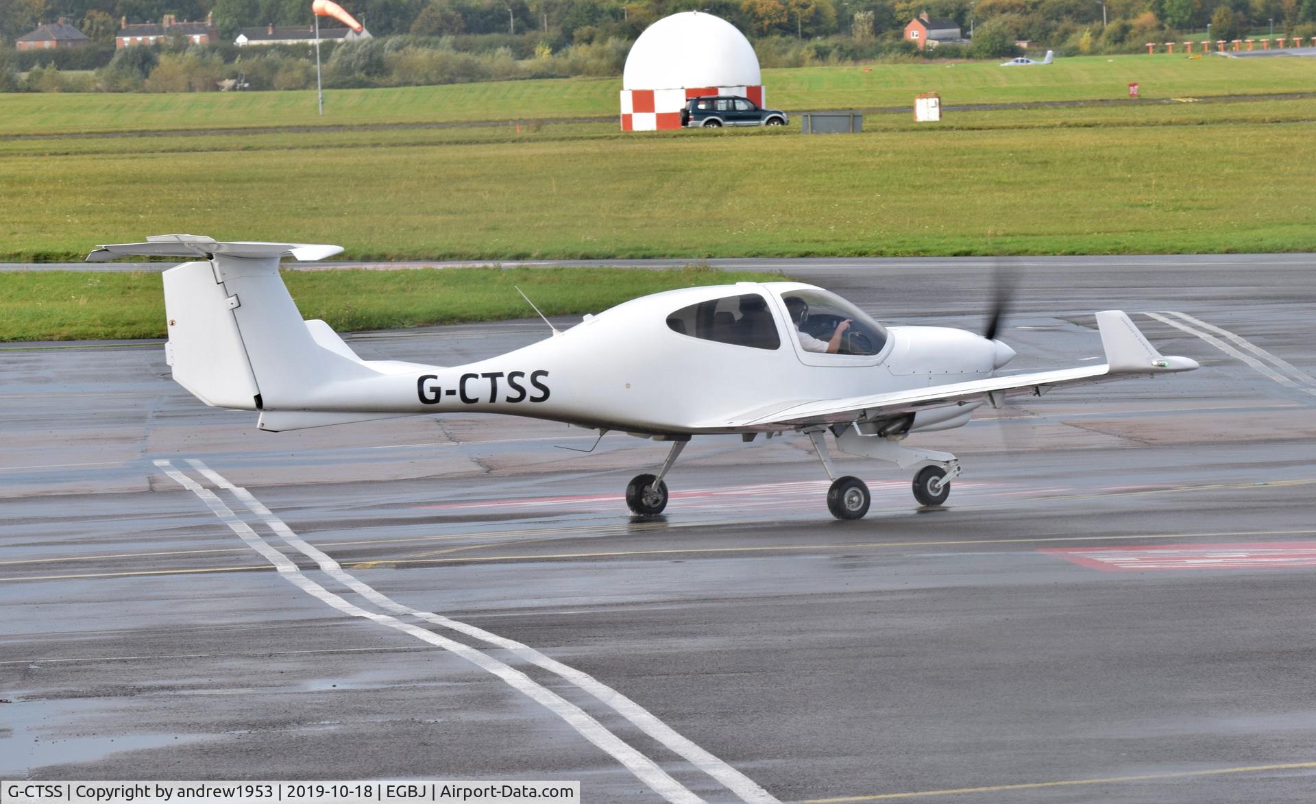 G-CTSS, 2014 Diamond DA-40NG Diamond Star Diamond Star C/N 40.N225, G-CTSS at Gloucestershire Airport.
