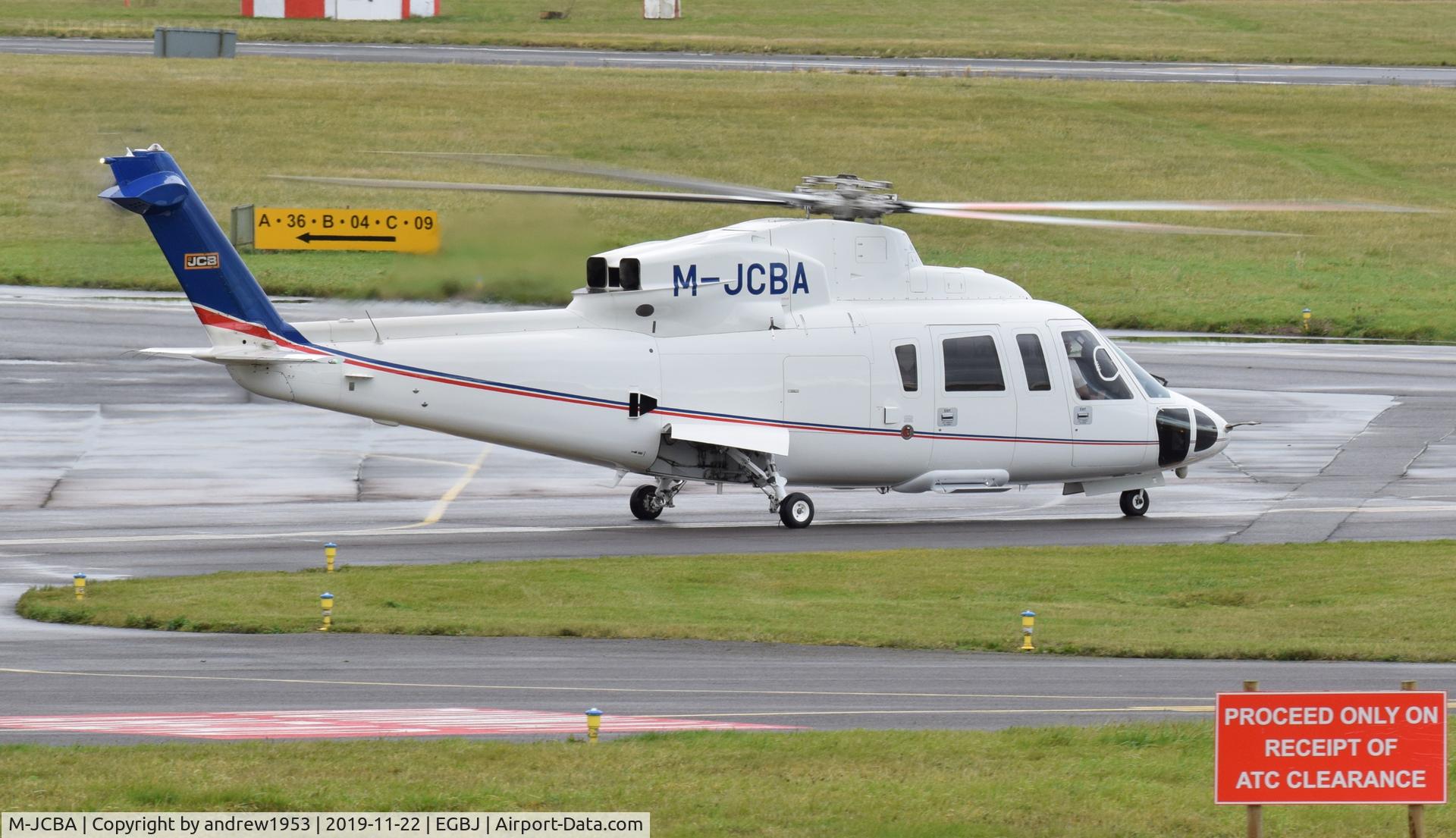 M-JCBA, 2011 Sikorsky S-76C C/N 760807, M-JCBA at Gloucestershire Airport.