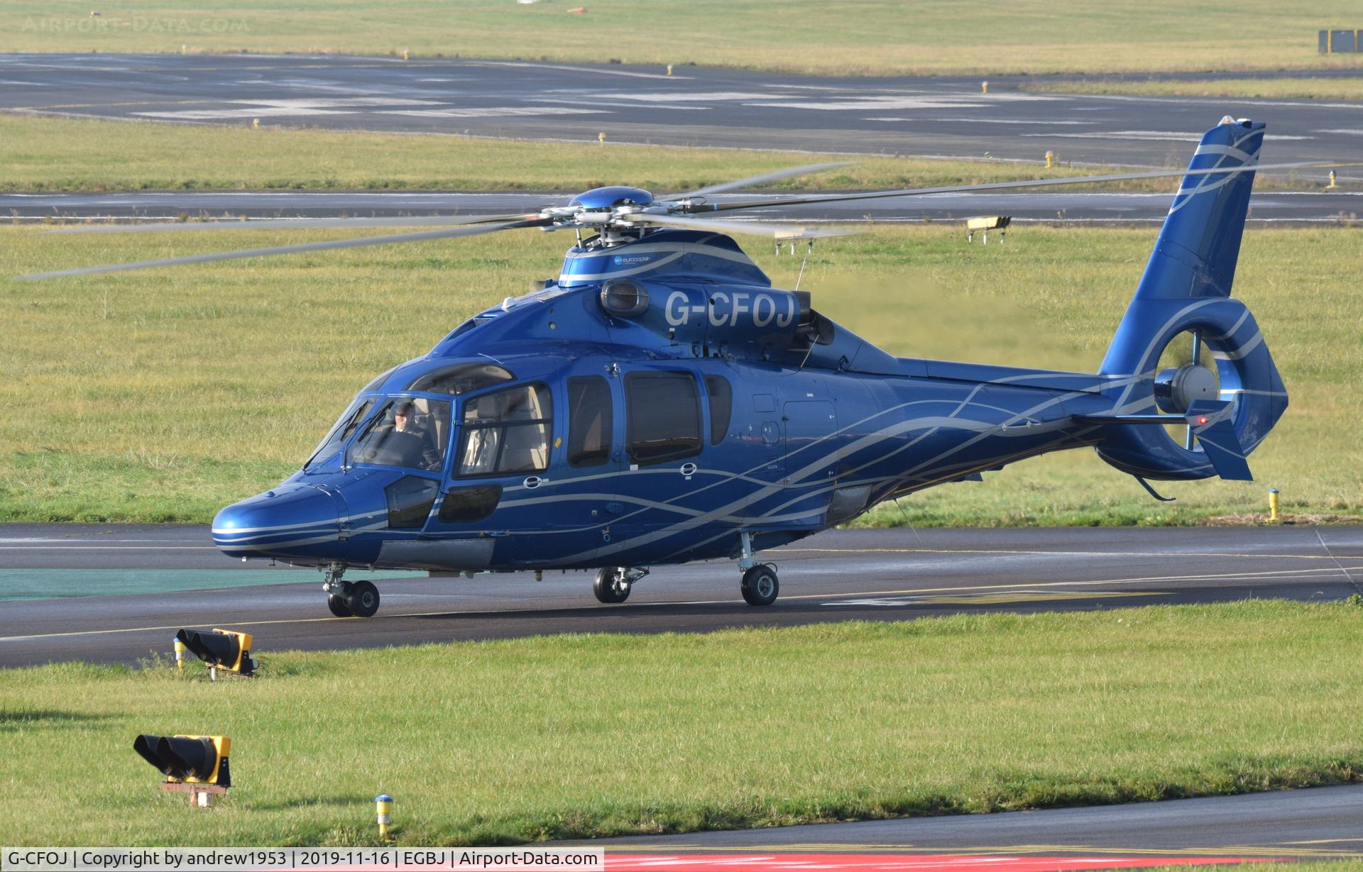G-CFOJ, 2009 Eurocopter EC-155B-1 C/N 6852, G-CFOJ at Gloucestershire Airport.