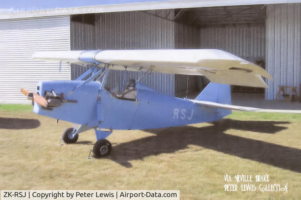 ZK-RSJ, Clutton-Tabenor Fred Series 2 C/N PFA 029-10753, R F Jopling, Methven